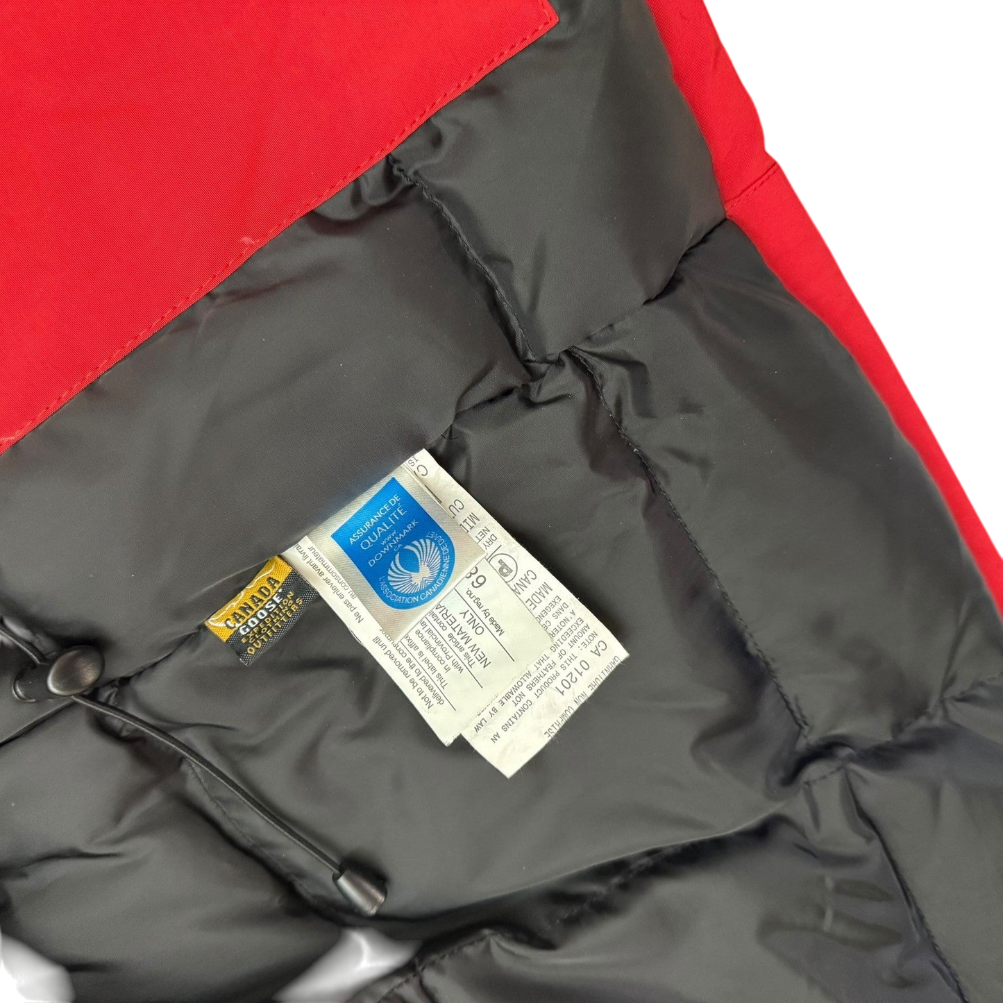 Canada Goose Vintage Expedition Down Fur-Trim Parka Red (Fits M-L)