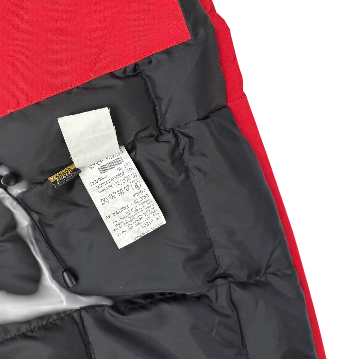 Canada Goose Vintage Expedition Down Fur-Trim Parka Red (Fits M-L)