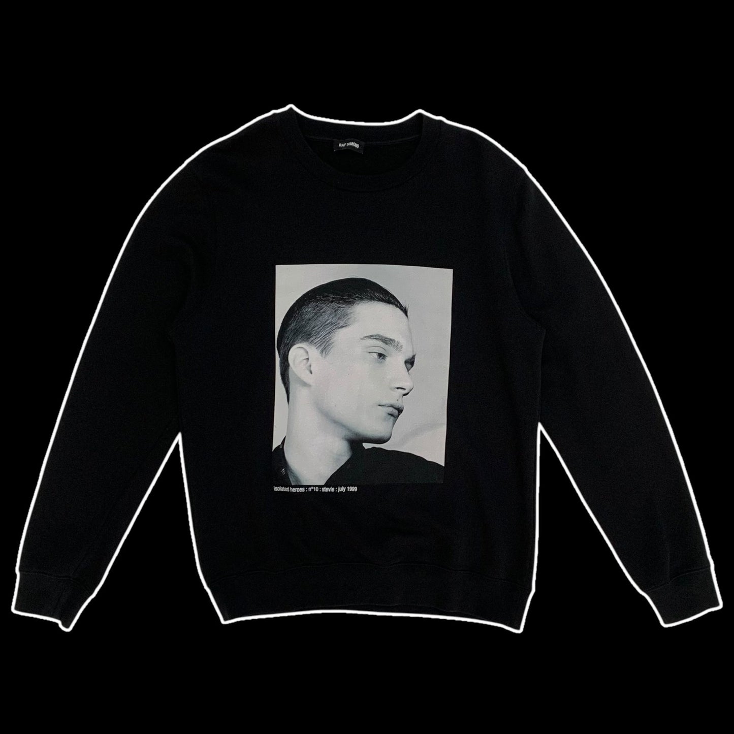 Raf Simons SS16 Isolated Heroes Sweatshirt Black (Size M)
