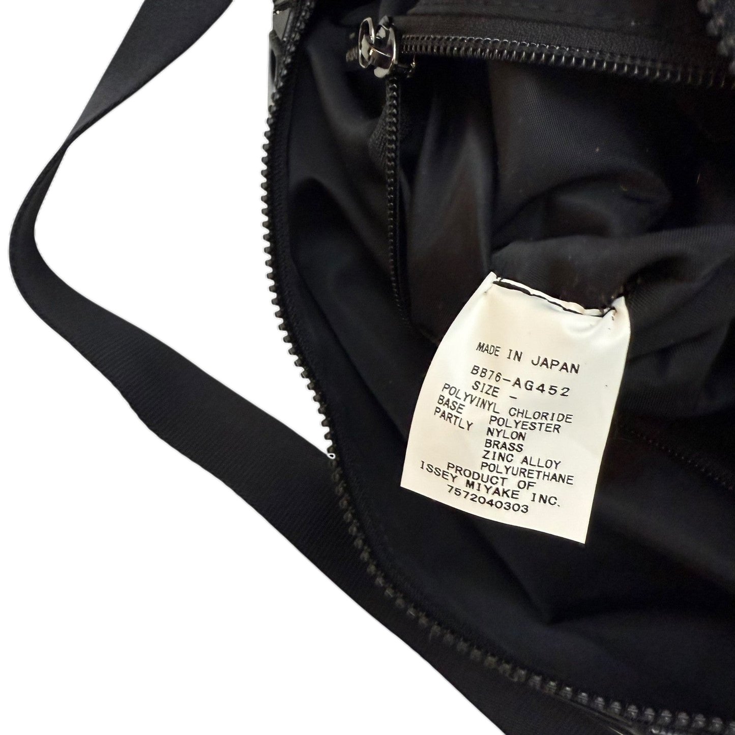 Bao Bao Issey Miyake Geometric-Panelled Large Cross Body Bag Black