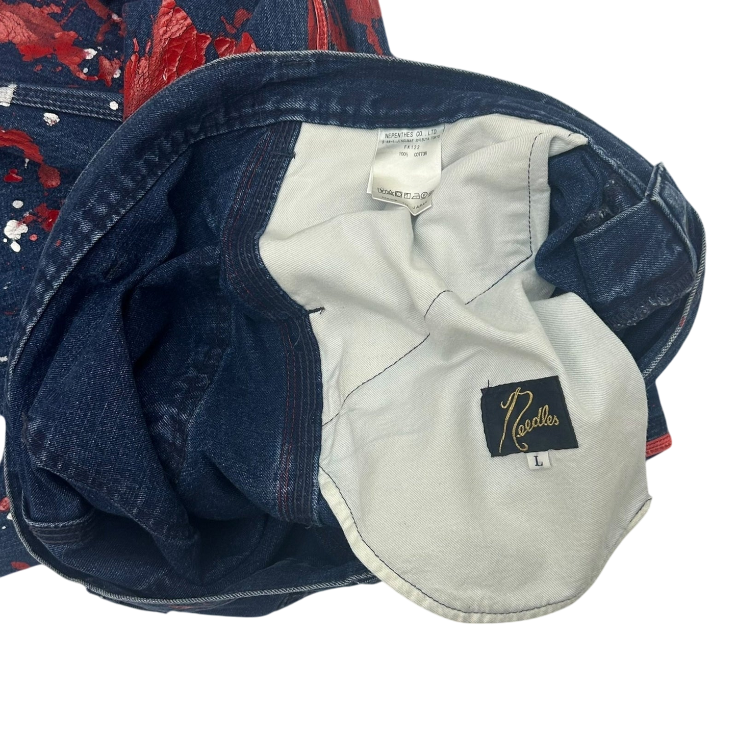 Needles Sideline Paint Splatter Carpenter Pants (Size L)