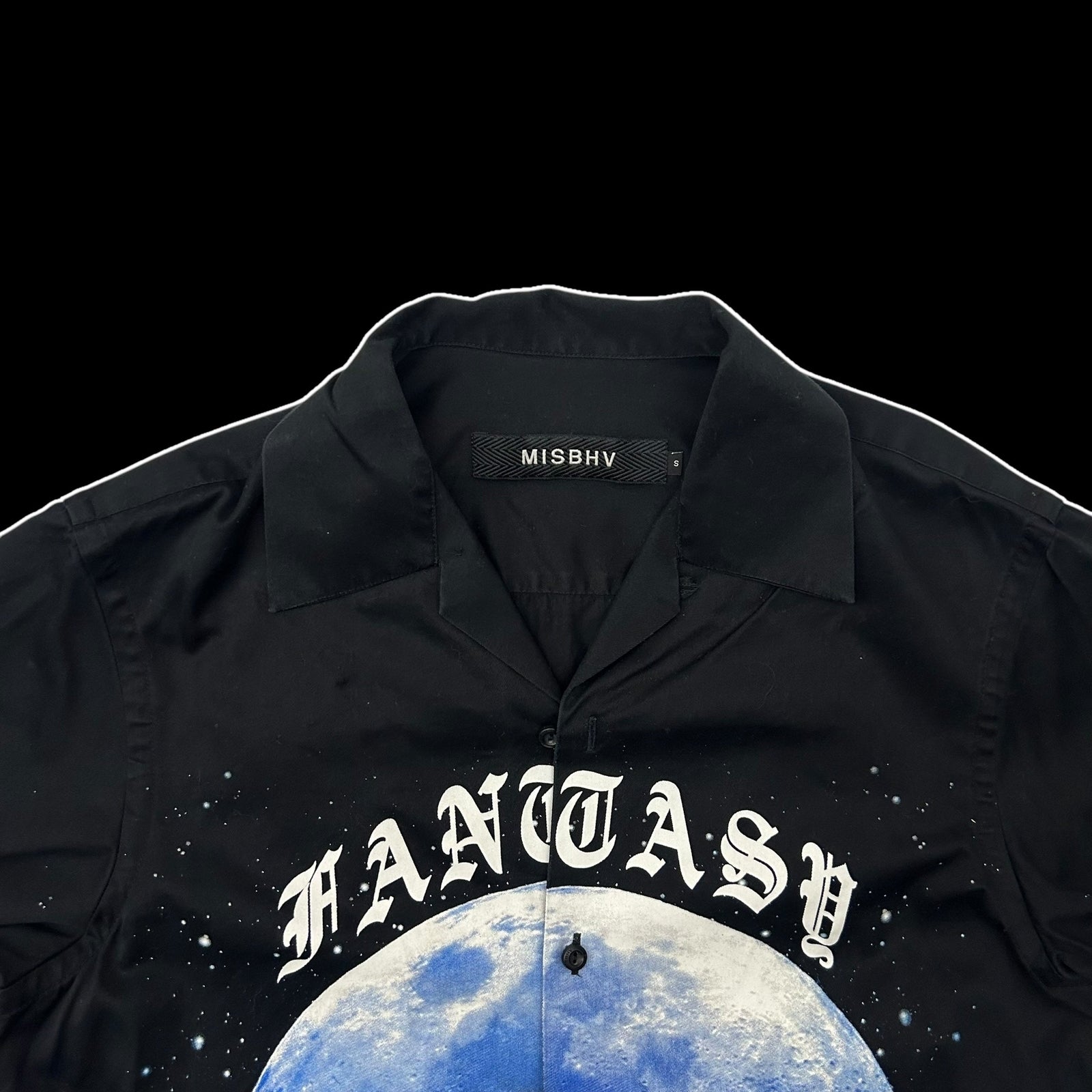 MISBHV Fantasy Short-Sleeve Button-Up Shirt Black (Size S)