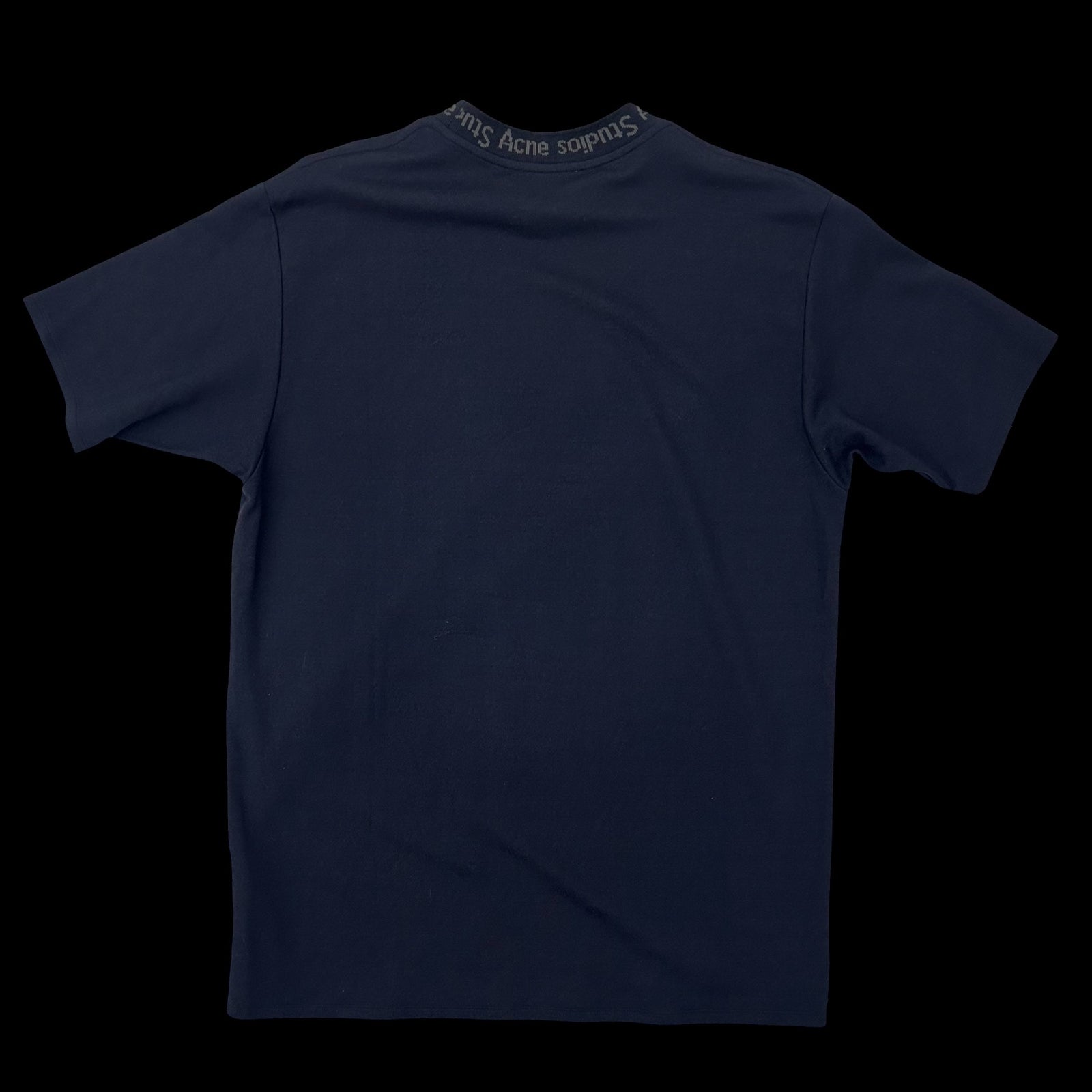 Acne Studios Jacquard Logo T-Shirt Navy (Fits M-L)