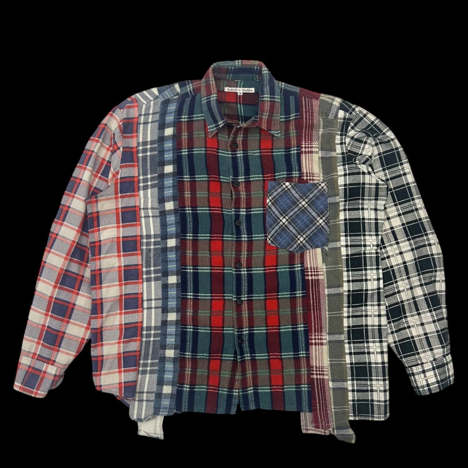 Needles Rebuild 7 Cut Flannel Shirt (Fits S/M)