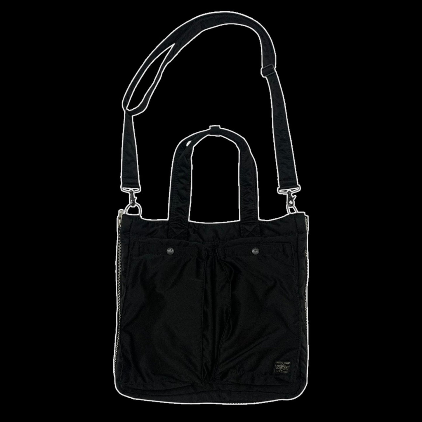 Porter Tanker 2Way Helmet Bag Black