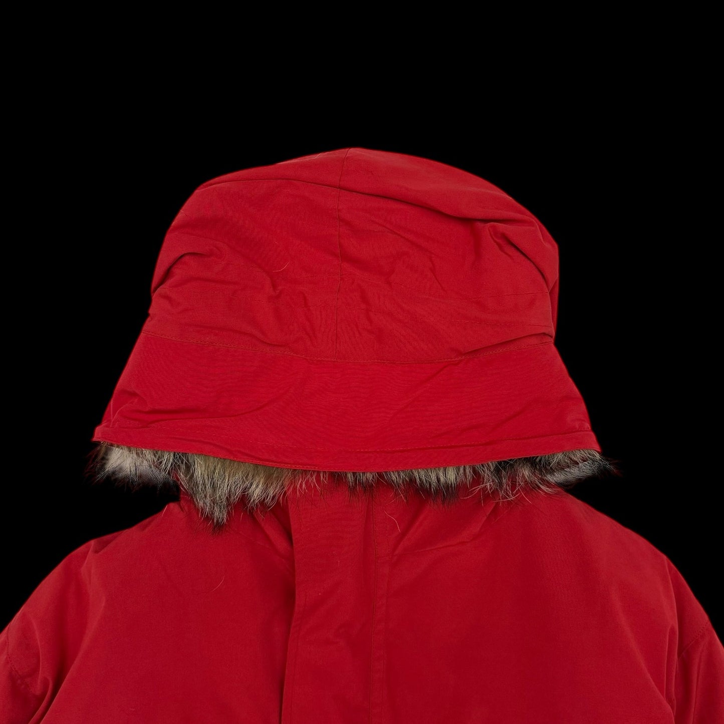 Canada Goose Vintage Expedition Down Fur-Trim Parka Red (Fits M-L)