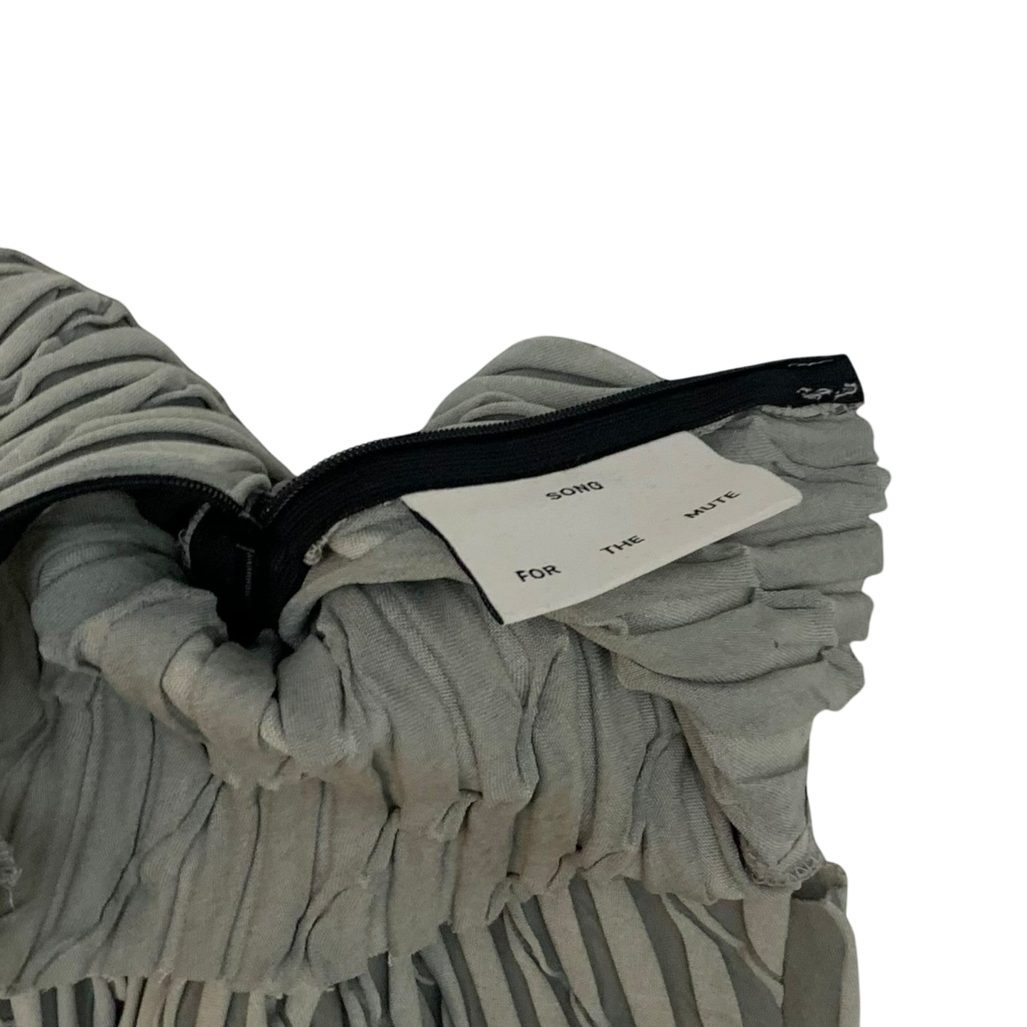 Song For The Mute Bias Sleeveless Top Grey (Fits M-L mens / L womens)