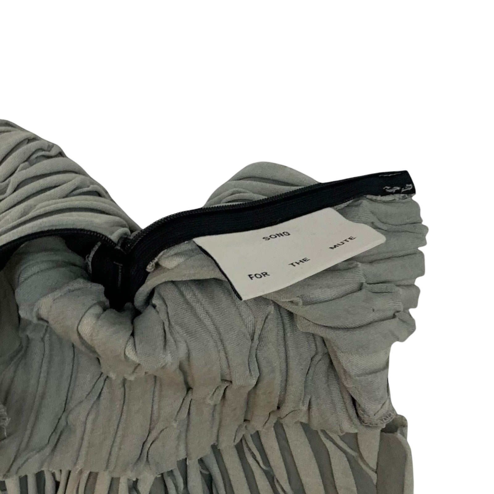 Song For The Mute Bias Sleeveless Top Grey (Fits M-L mens / L womens)