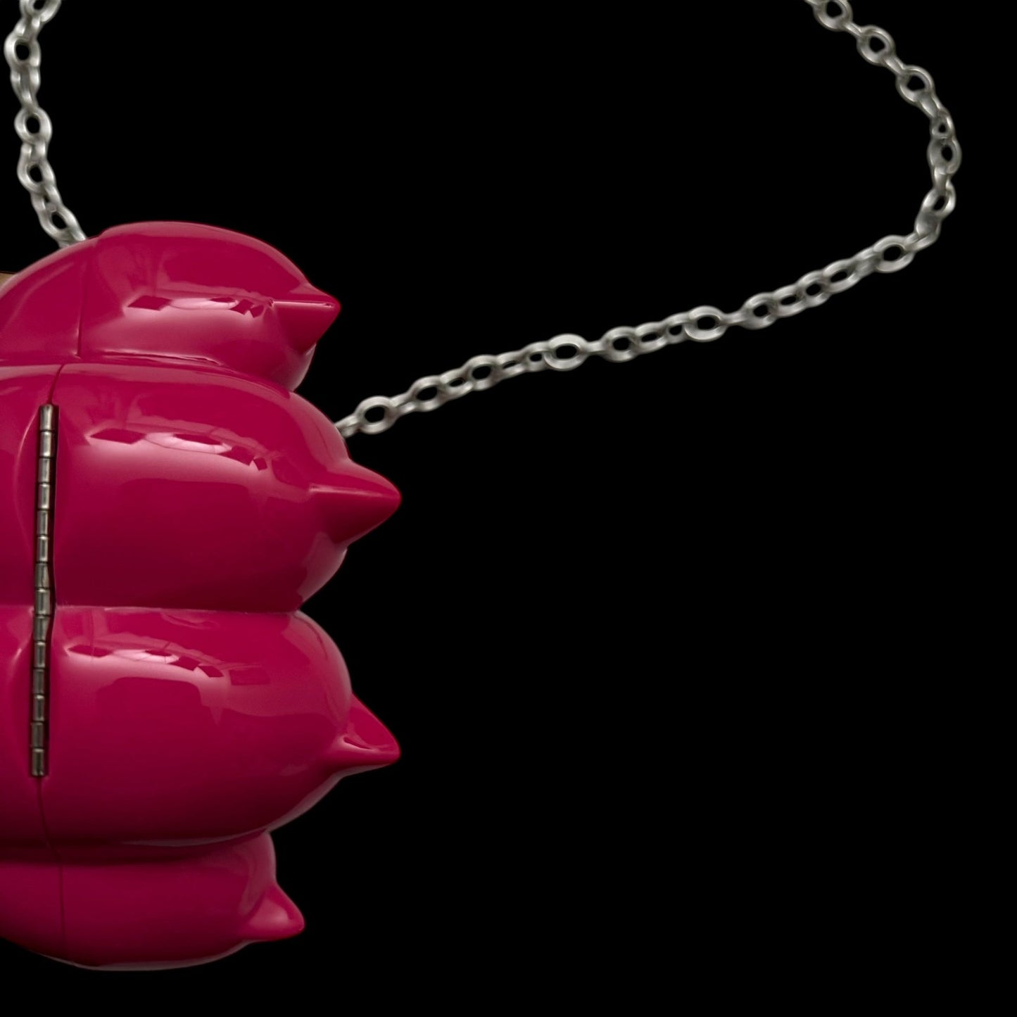 Kenzo 2015 Tiger Paw Clutch Bag Pink