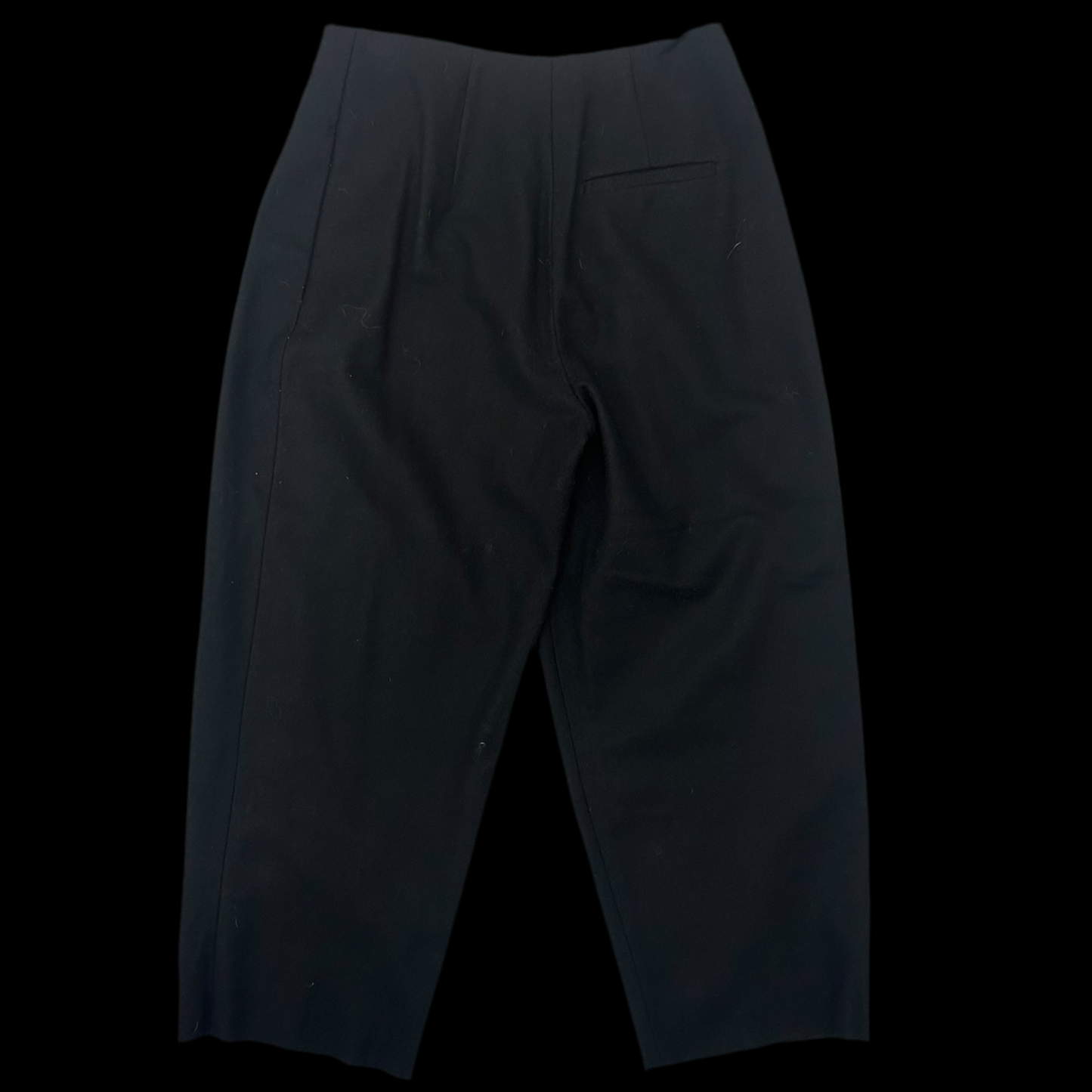 AW15 Acne Studios Murol Raw Front-Pleated Wool Pants Black (fits 29”)