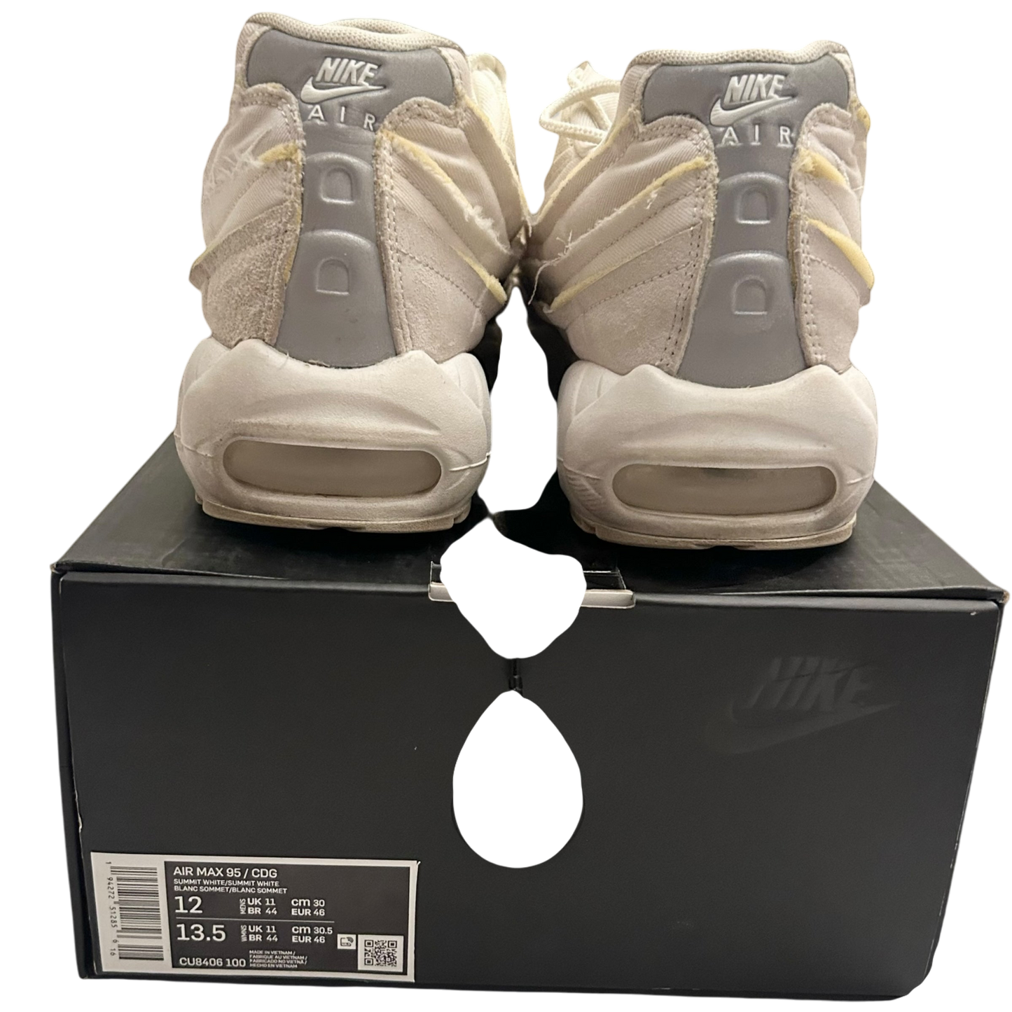 Nike x Comme des Garçons Air Max 95 ‘Summit White’ (US12 / UK11)