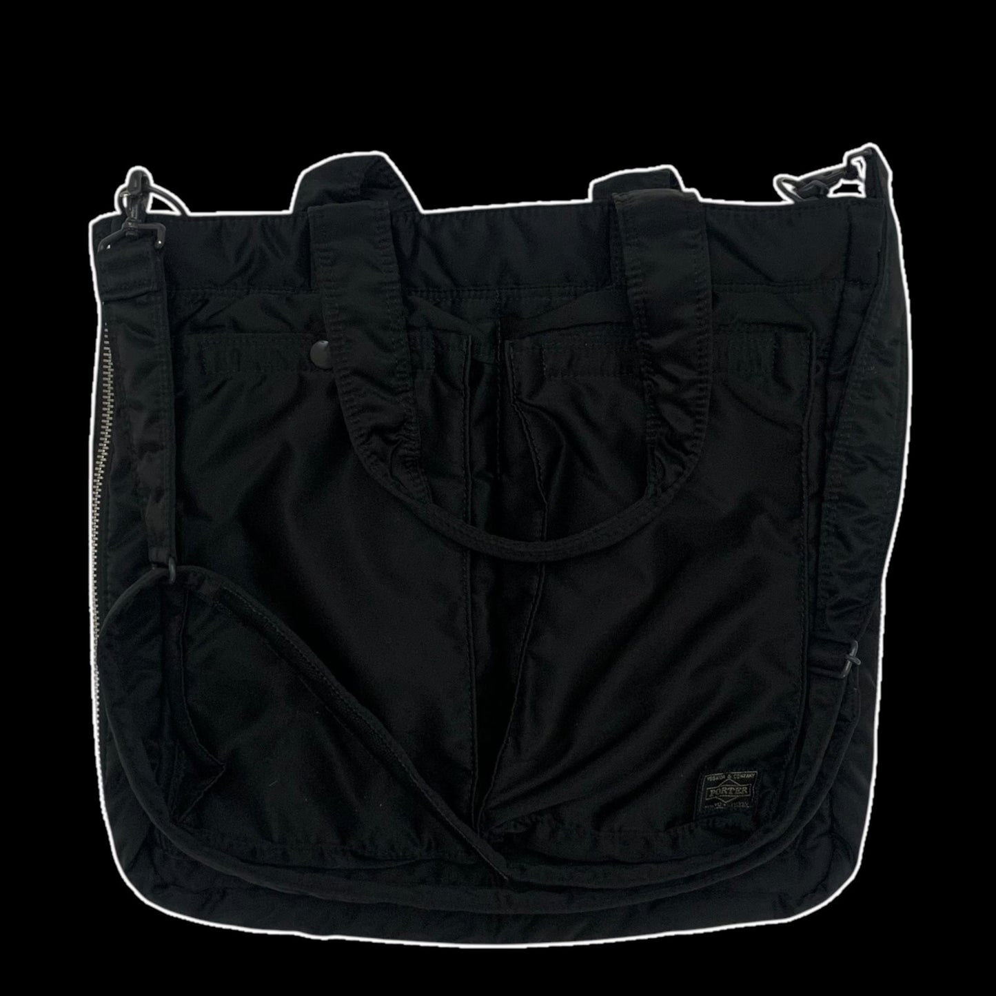 Porter Tanker 2Way Helmet Bag Black