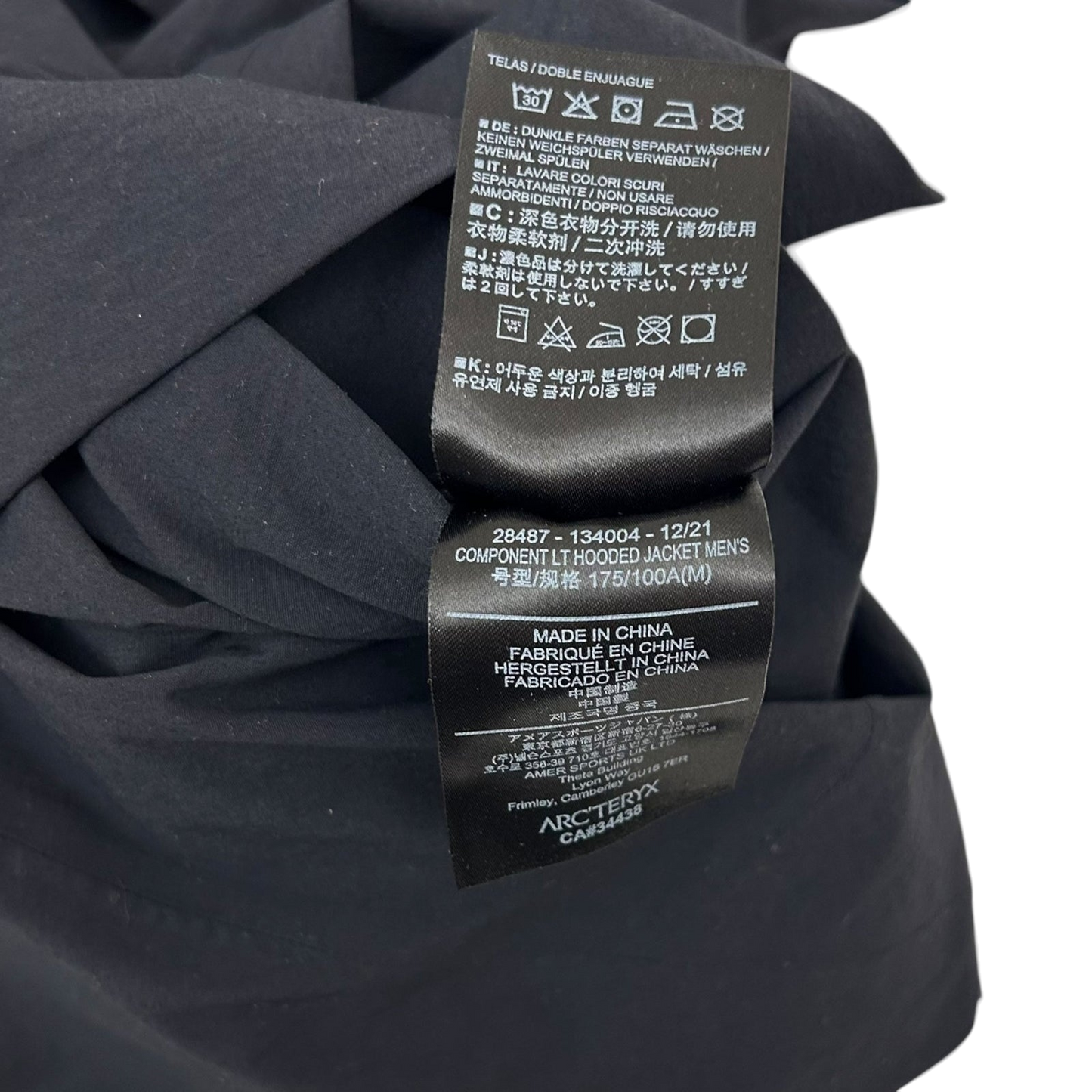 Arc'teryx Veilance Component LT Jacket Black (Size M)