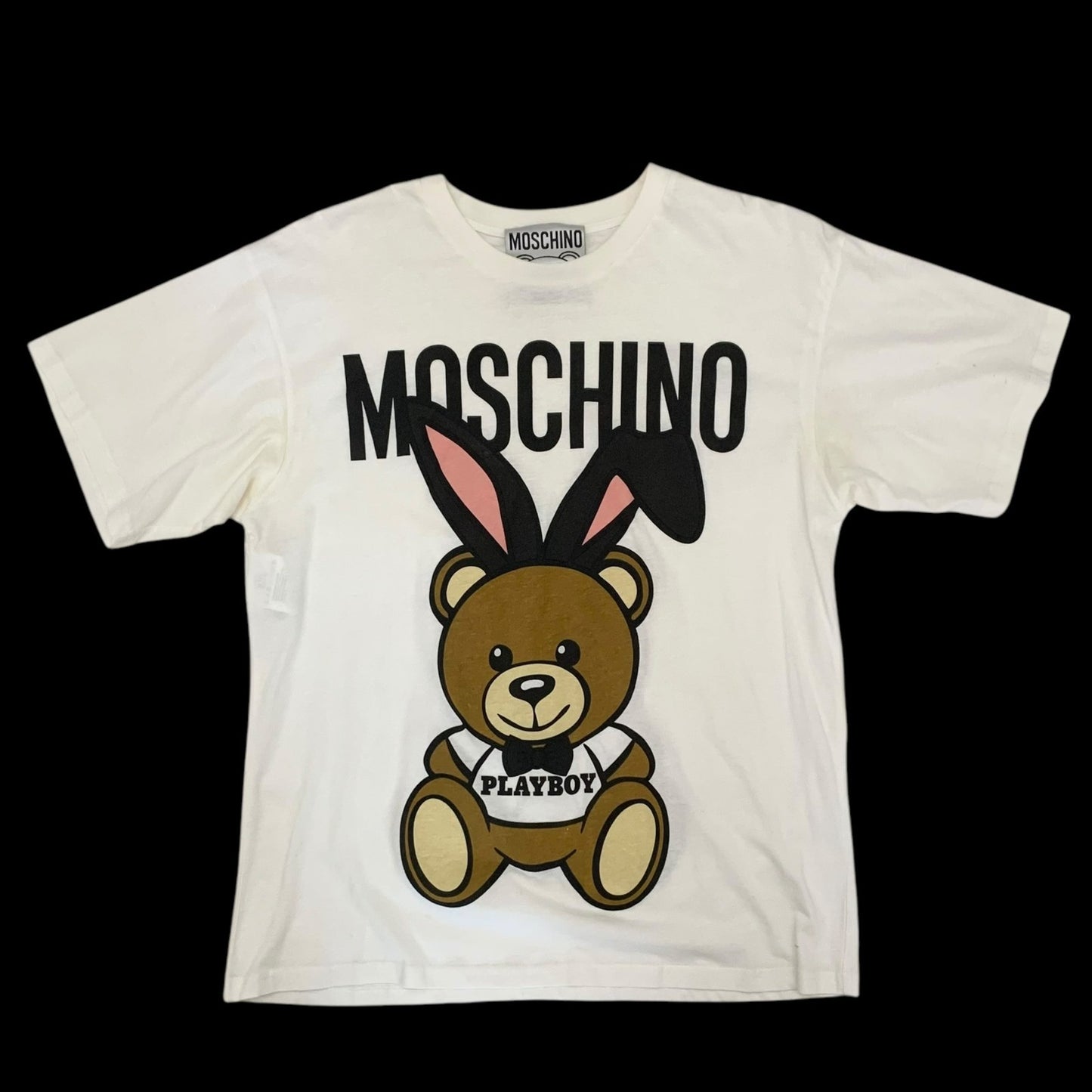 Moschino x Playboy Teddy T-Shirt White (Size L)