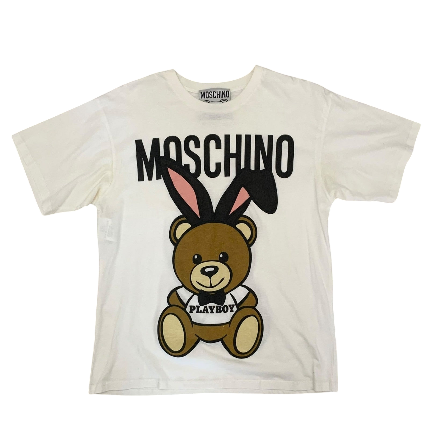 Moschino x Playboy Teddy T-Shirt White (Size L)
