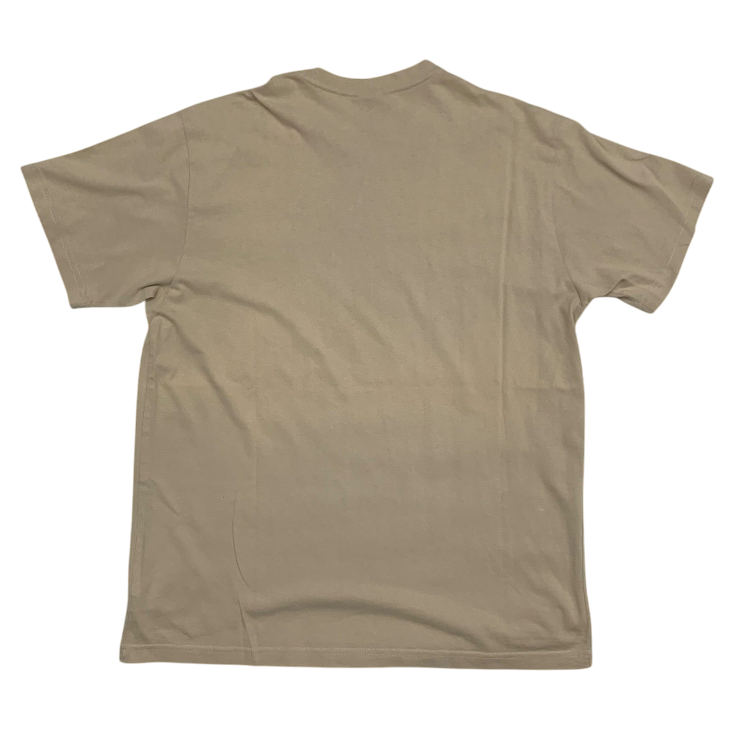 Stussy Vintage 00s Centre Logo T-Shirt Beige (Made in Aus) (Fits M/L)
