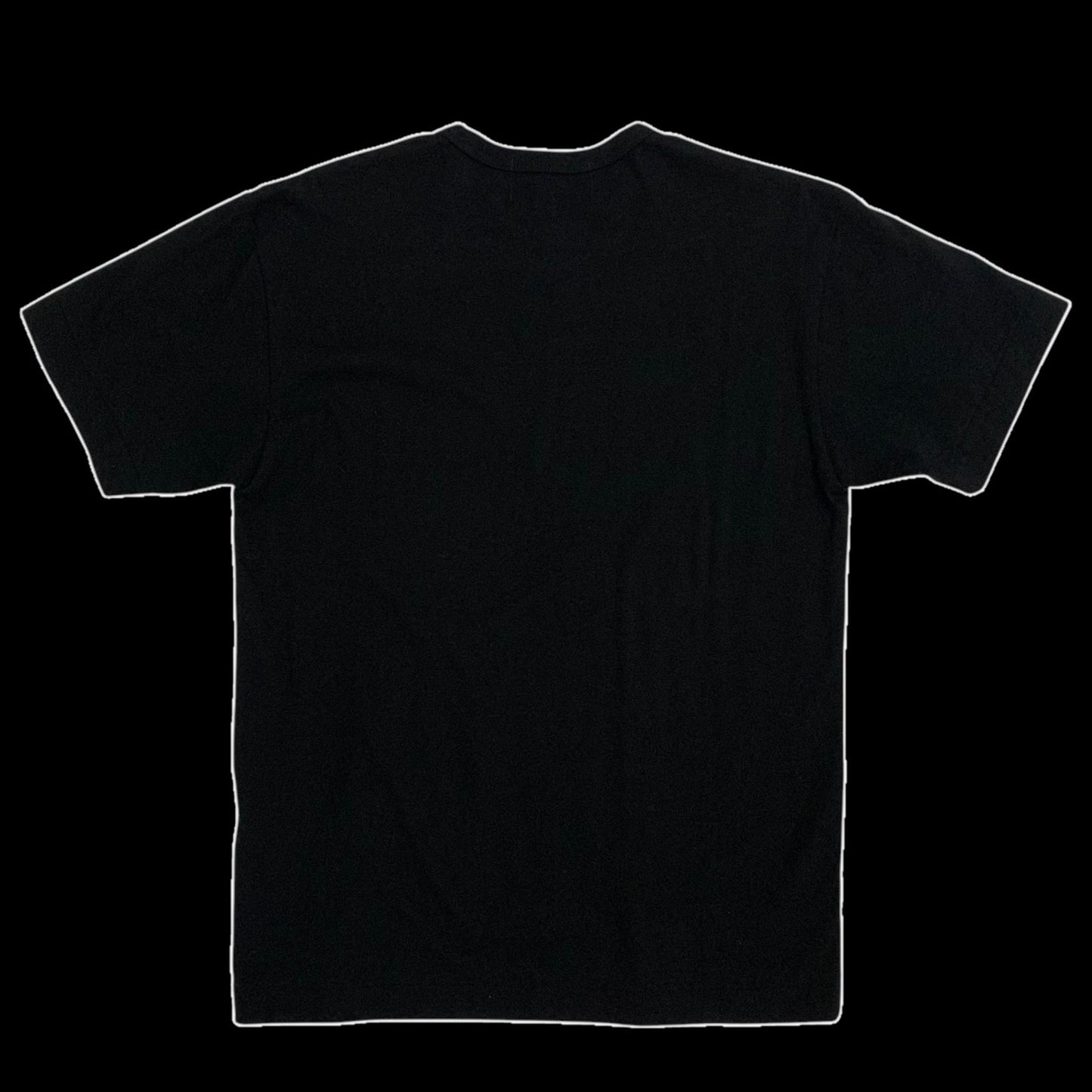 Comme Des garçon CDG Logo T-Shirt Black/Orange (Fits S-M)