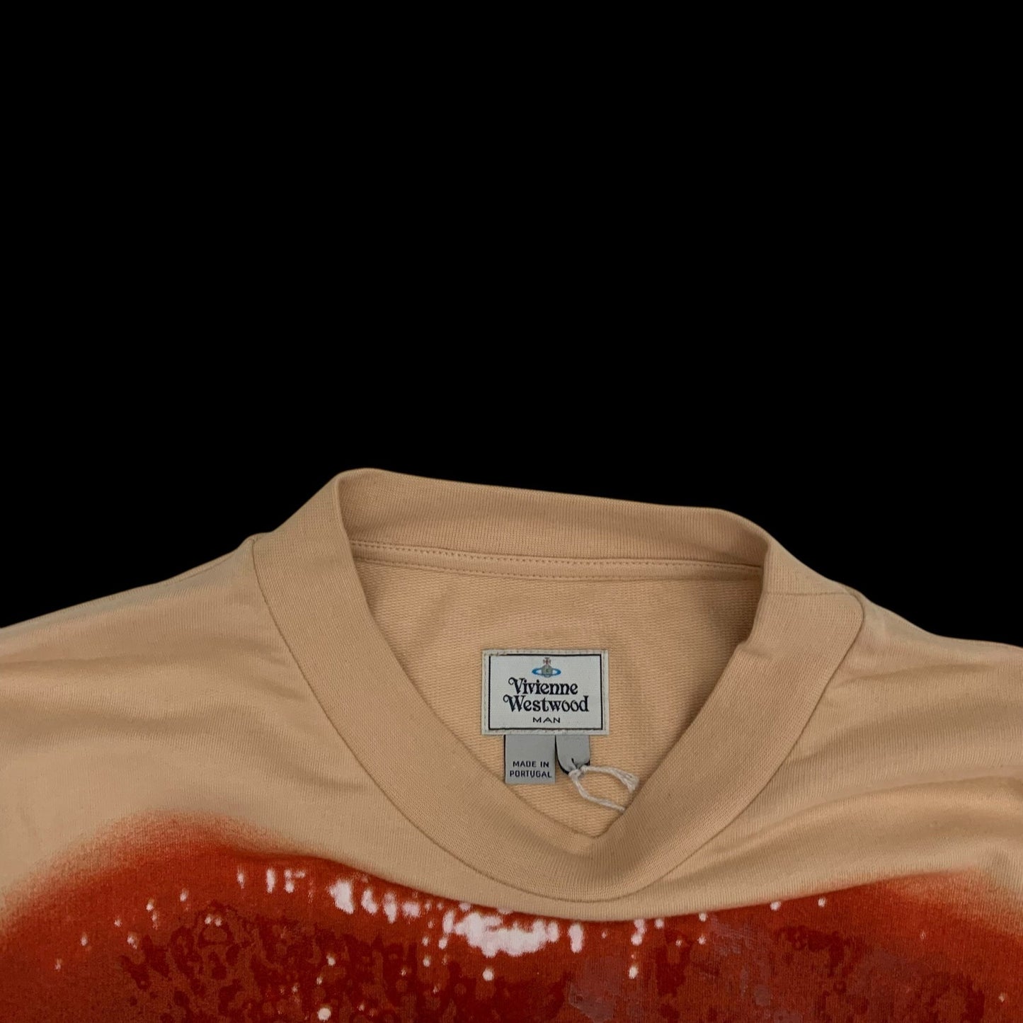 Vivienne Westwood Lip Print Sweatshirt Nude (Fits M-L)