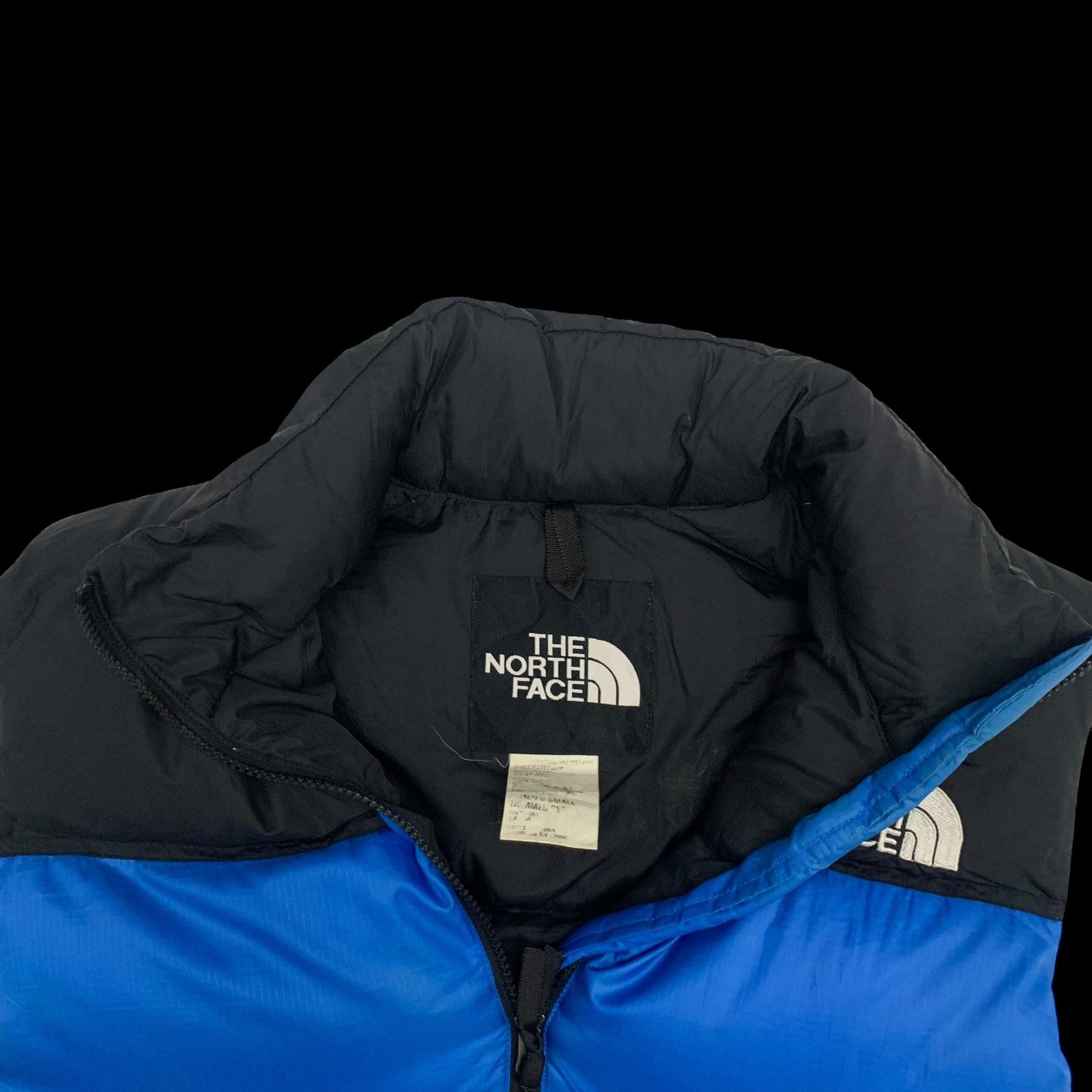 The North Face Nuptse 700Down Puffer Jacket Blue/Black (Size S)