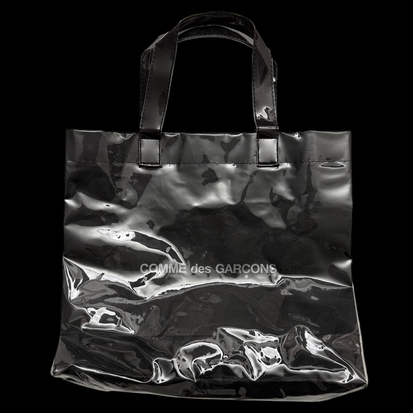 Comme des Garçons PVC Tote Bag Black