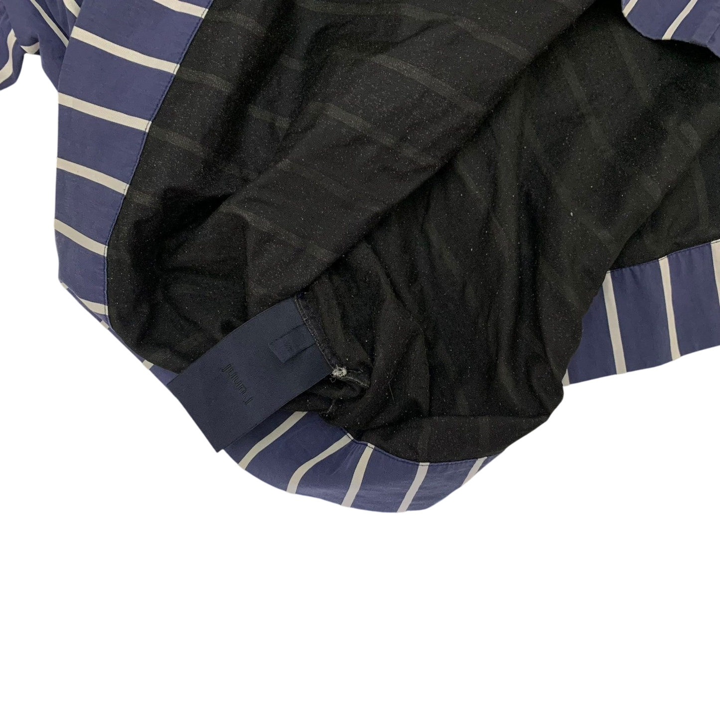 Juun.j Double-Layered Striped T-Shirt Navy/White (Fits XL)