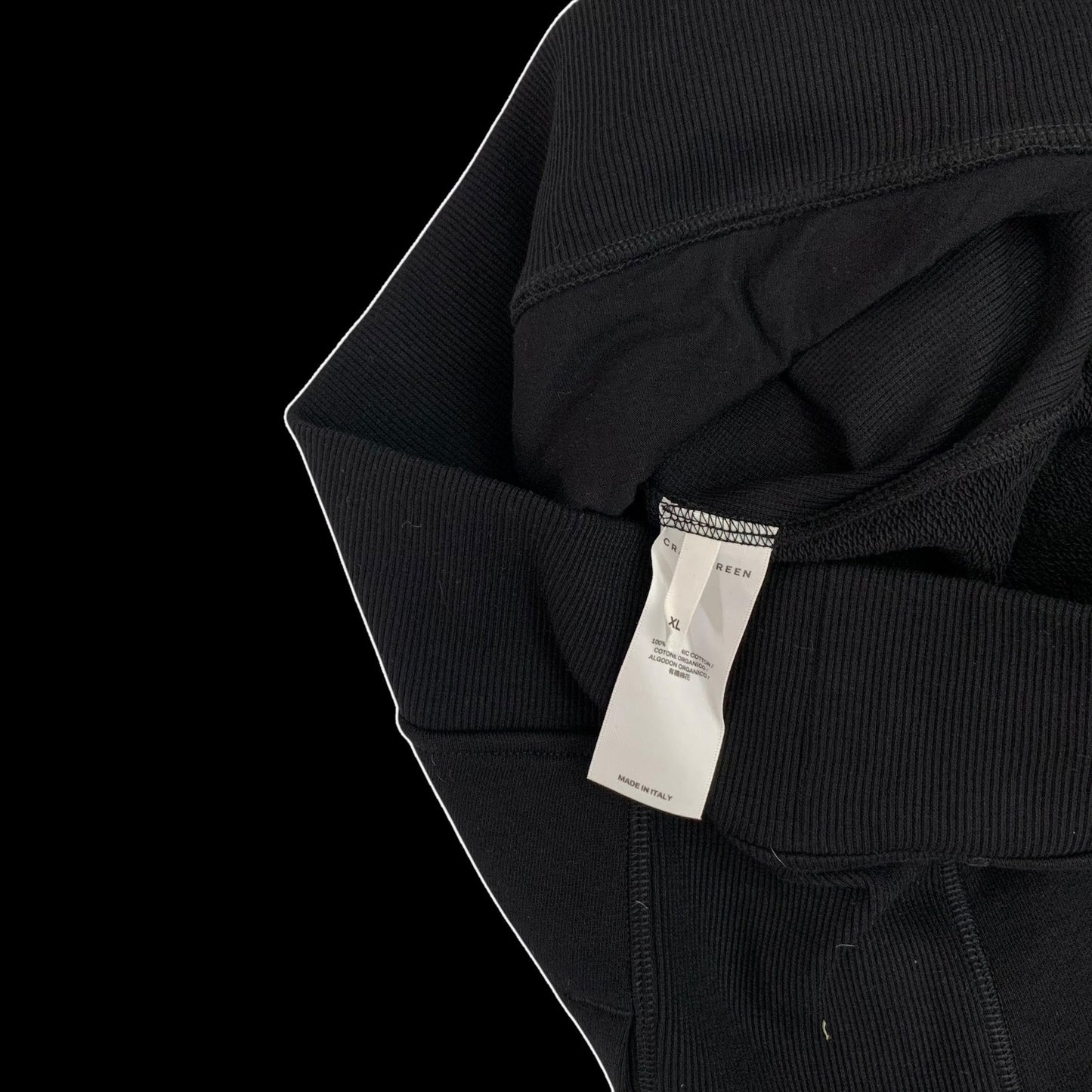 Craig Green Lace-up Detailing Hoodie Black (Fits L-XL)