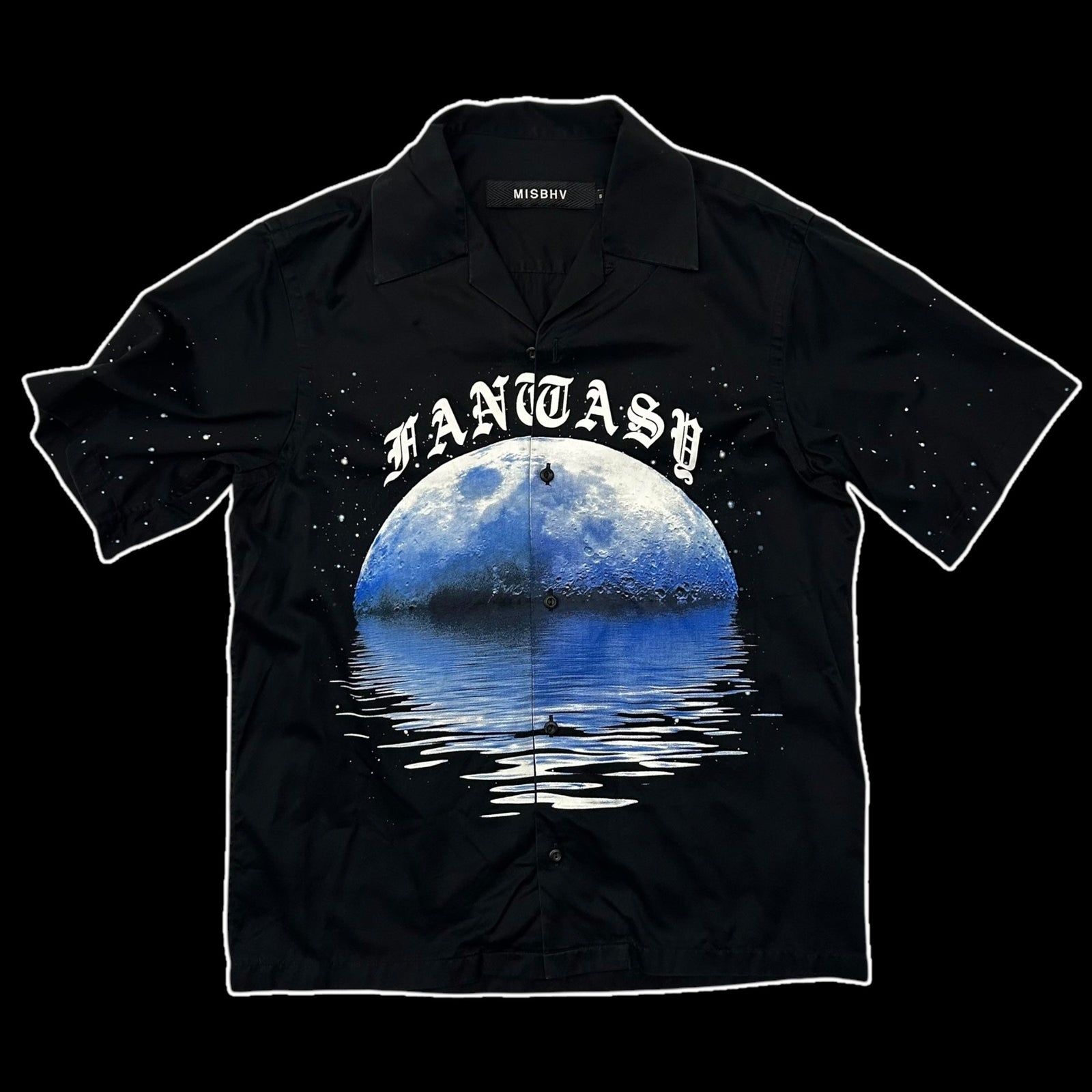 MISBHV Fantasy Short-Sleeve Button-Up Shirt Black (Size S)