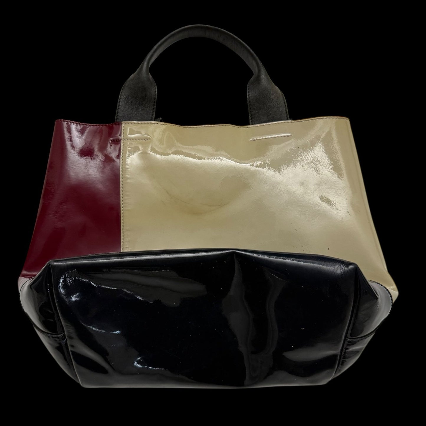 Marni 2011 Colour-Block Patent Leather Bag