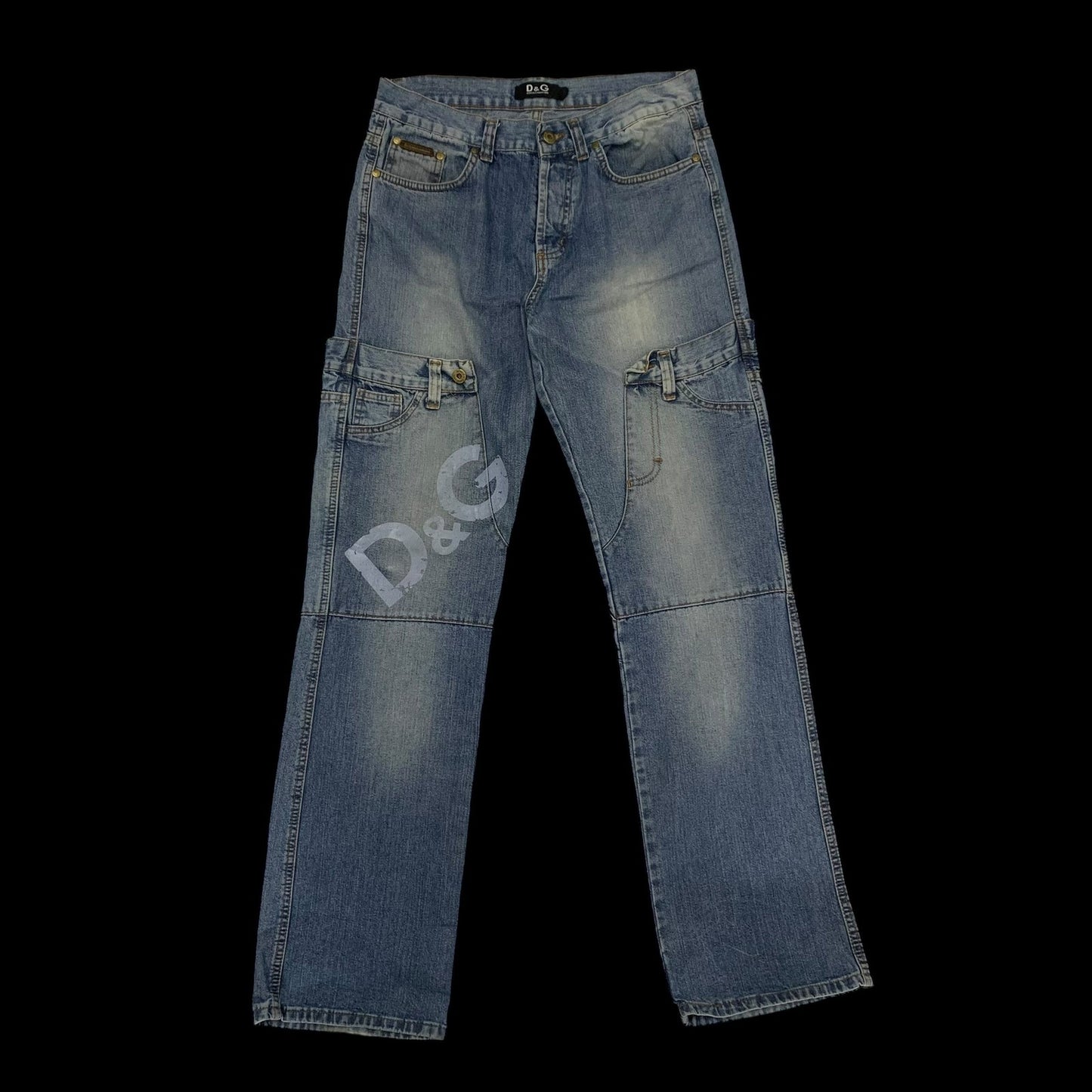 Dolce & Gabbana 90s Double-Waist Jeans (Size 32)