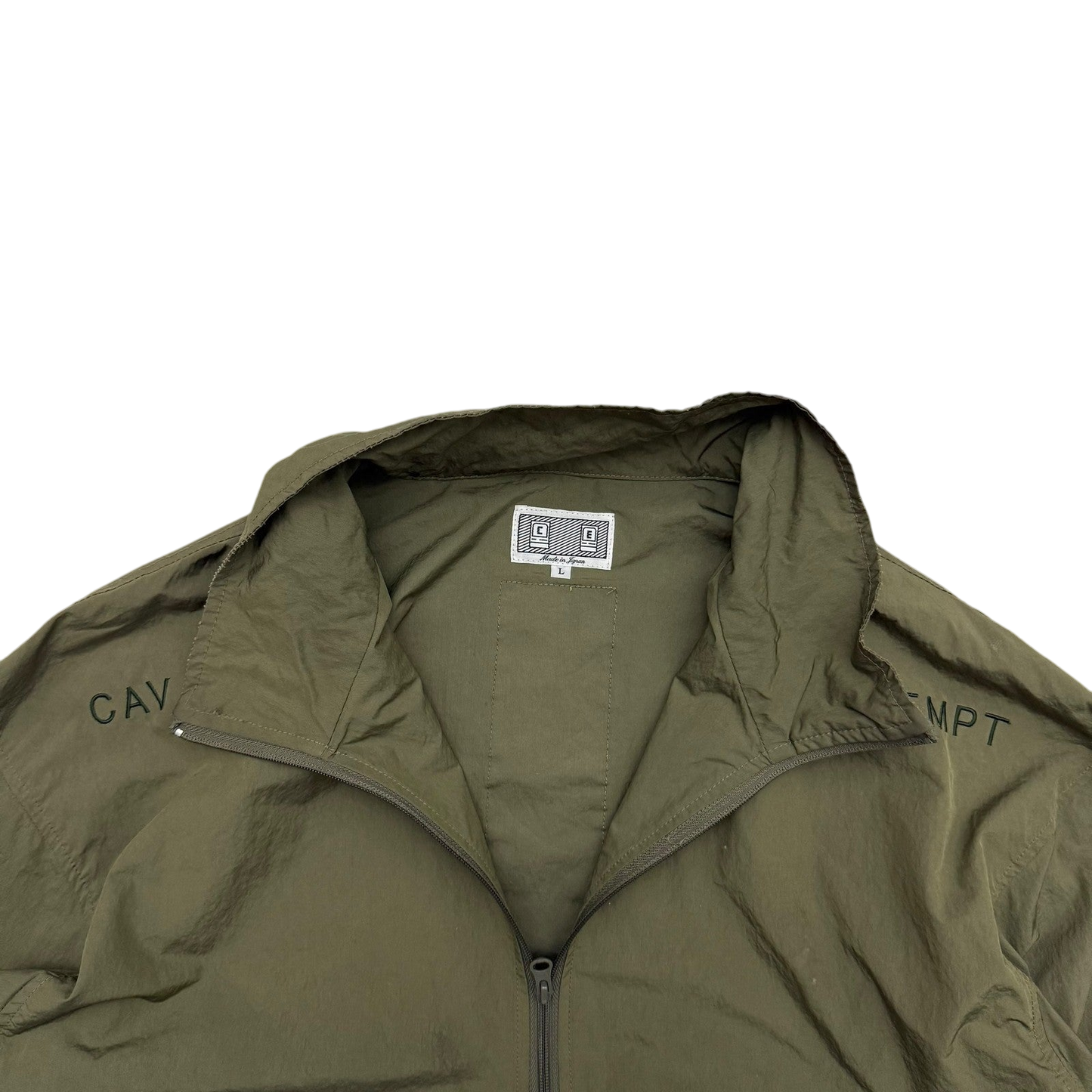 Cav Empt Packable Half-Zip Anorak Jacket Olive Green (Fits L-XL)