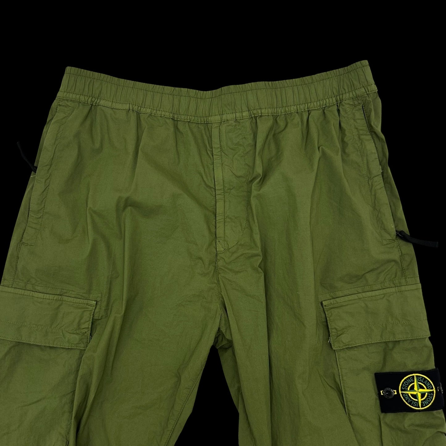 Stone Island RE-T Cargo Pants Olive Green (Size 36”)