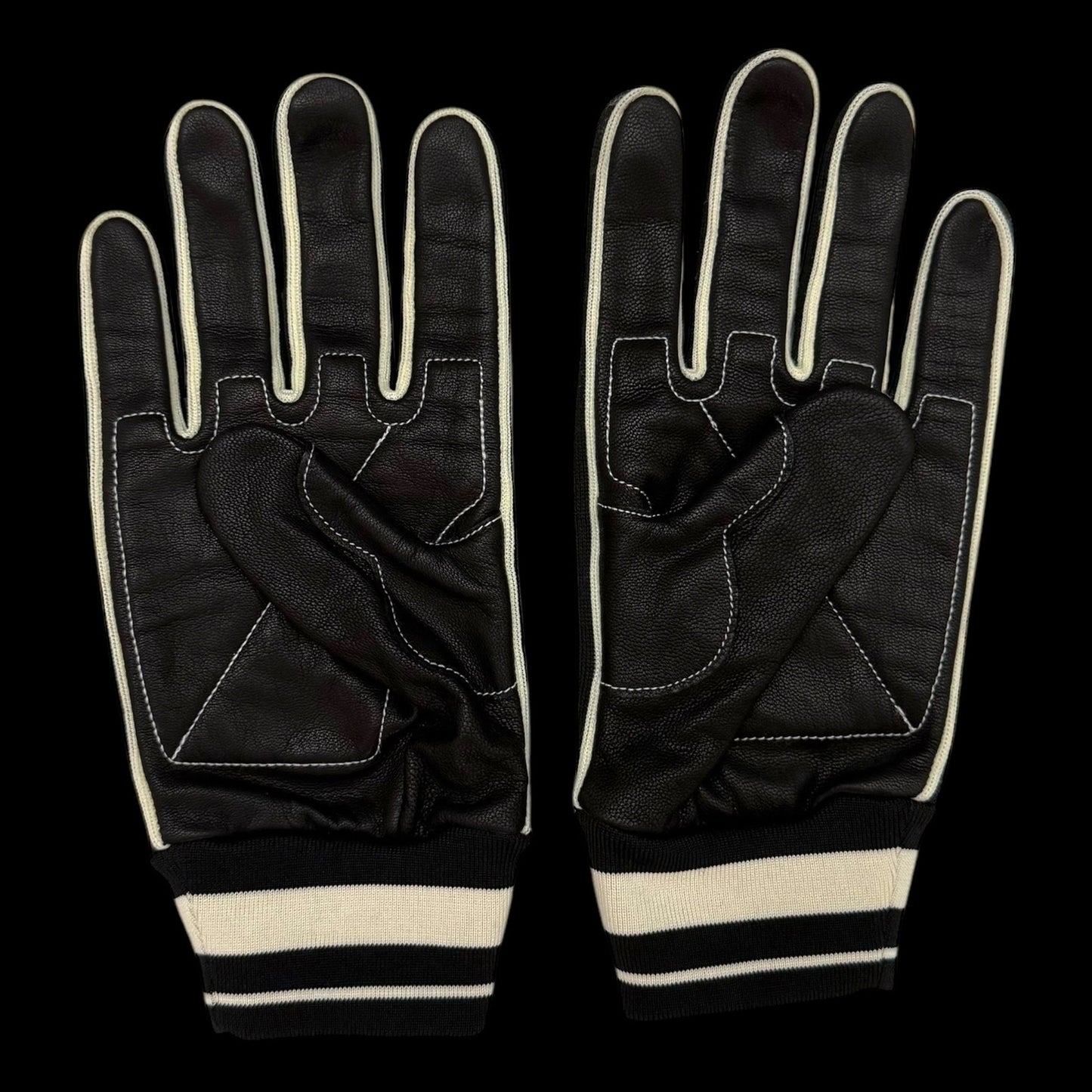 Stussy Leather Biker Gloves (Size L-XL)