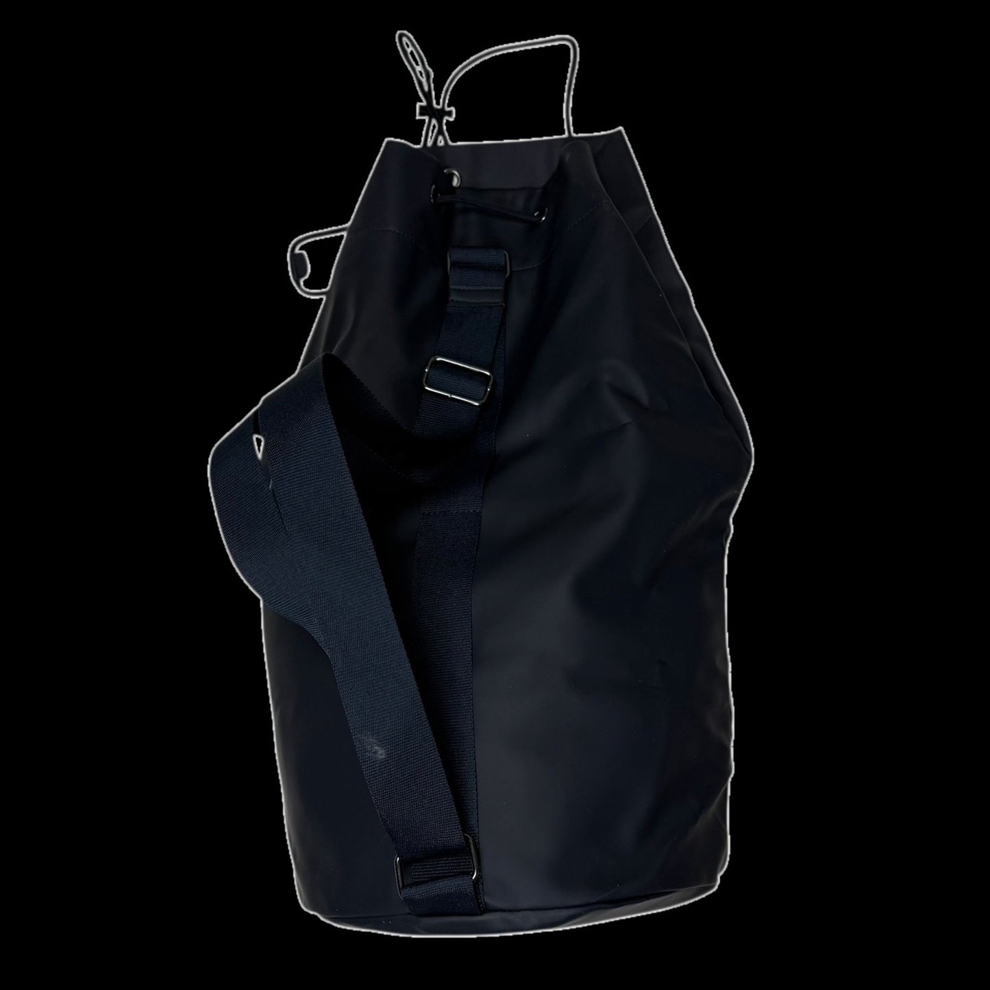 Prada Luna Rossa Sailing Shoulder Bag Navy