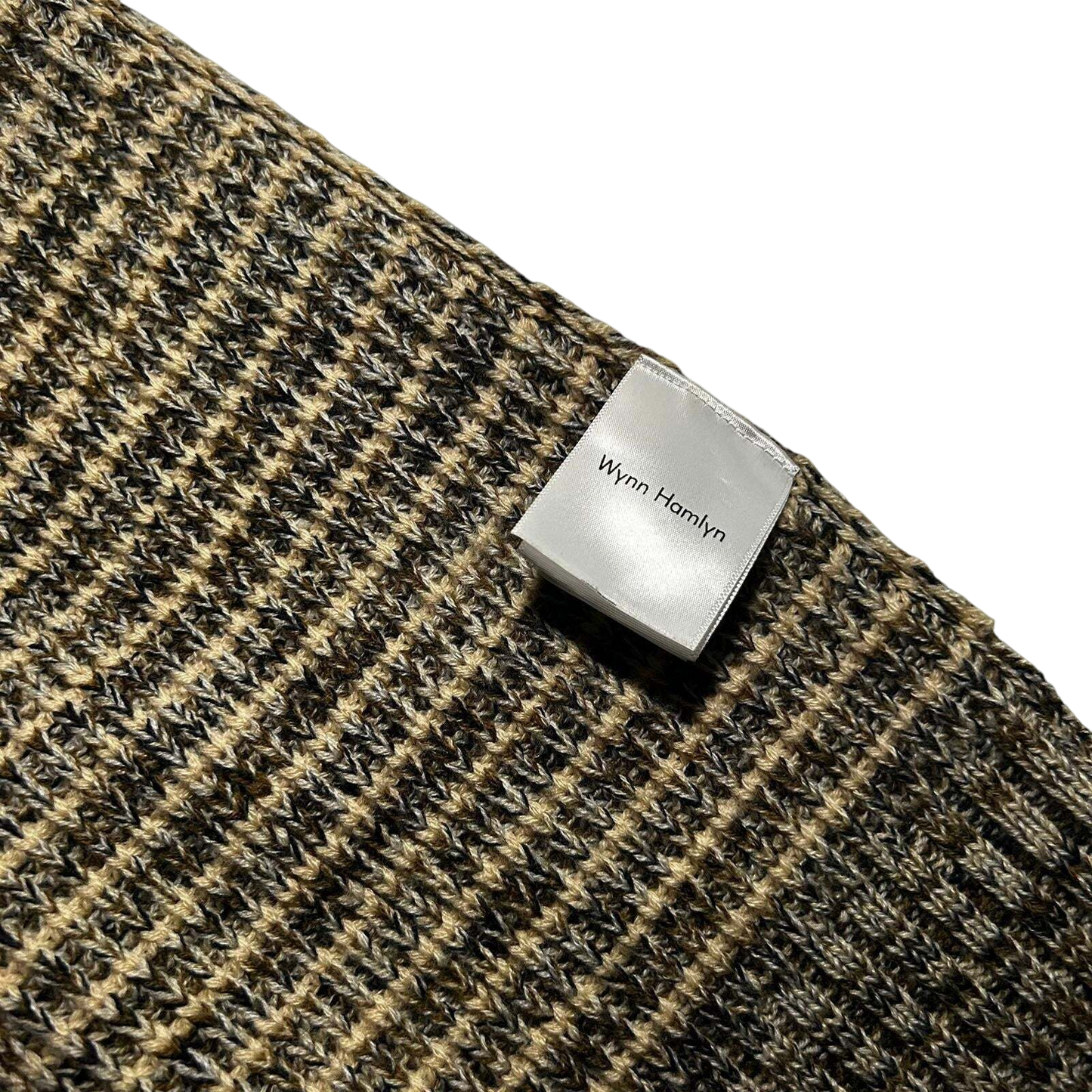 Wynn Hamlyn Wool Blend Argyle Knit Vest (Size L)