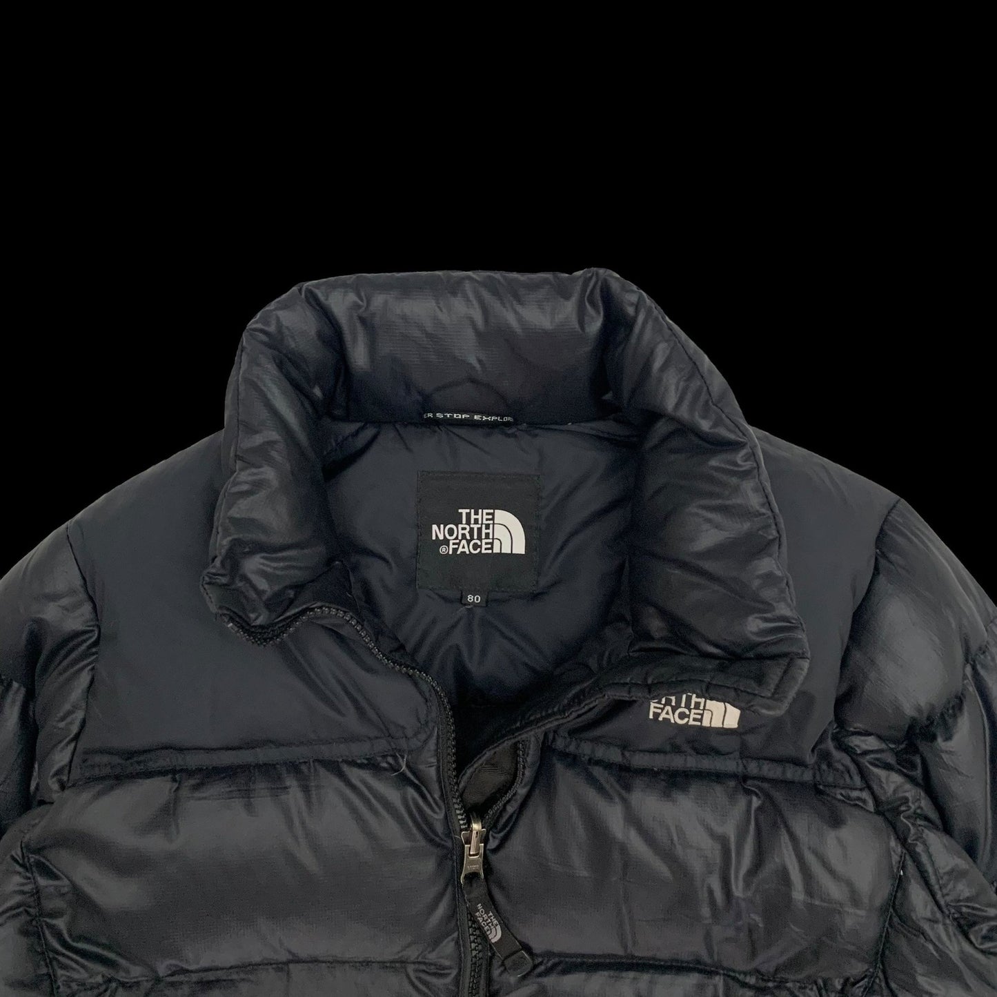 The North Face Womens Nuptse 700 Down Puffer Jacket Black (Size S Womens)