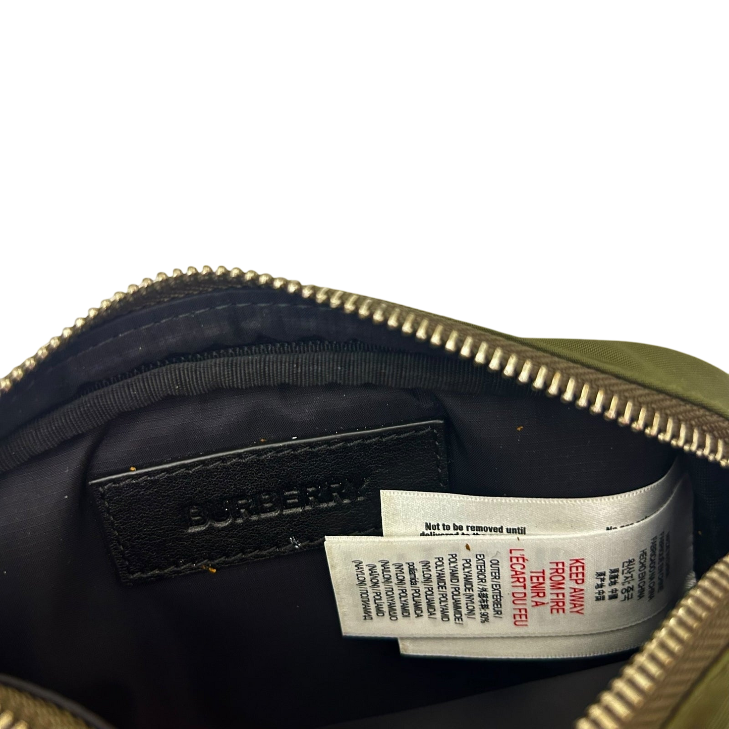 Burberry Nylon Cannon Waist Bag Khaki