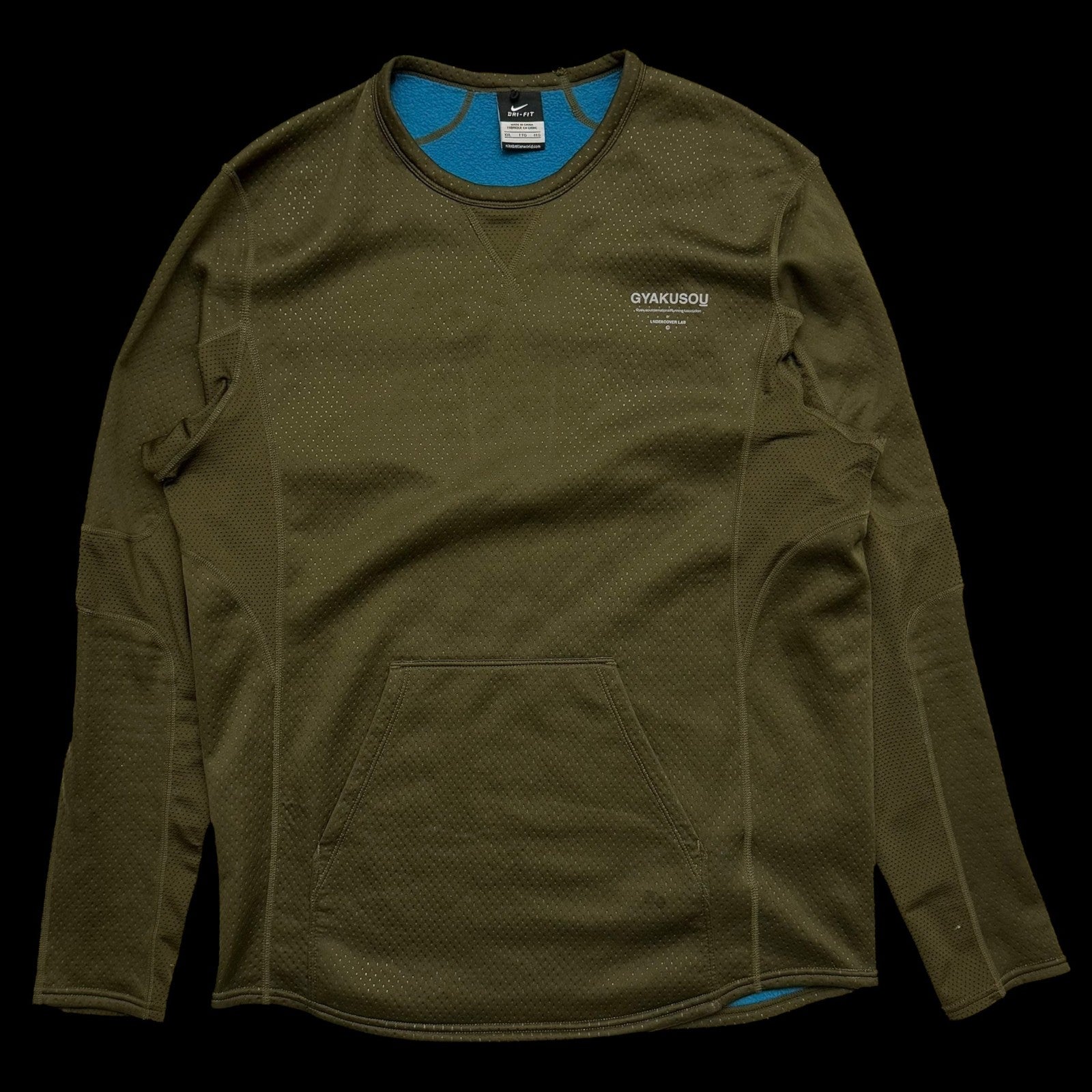 Nike Gyakusou Long Sleeve Insulated Shirt Military Green (Fits L)