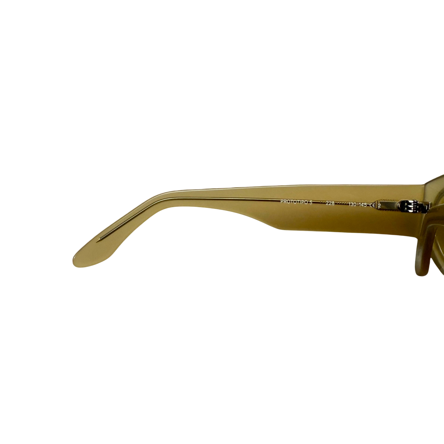 Sunnei Prototipo 5 Sunglasses Camel Yellow