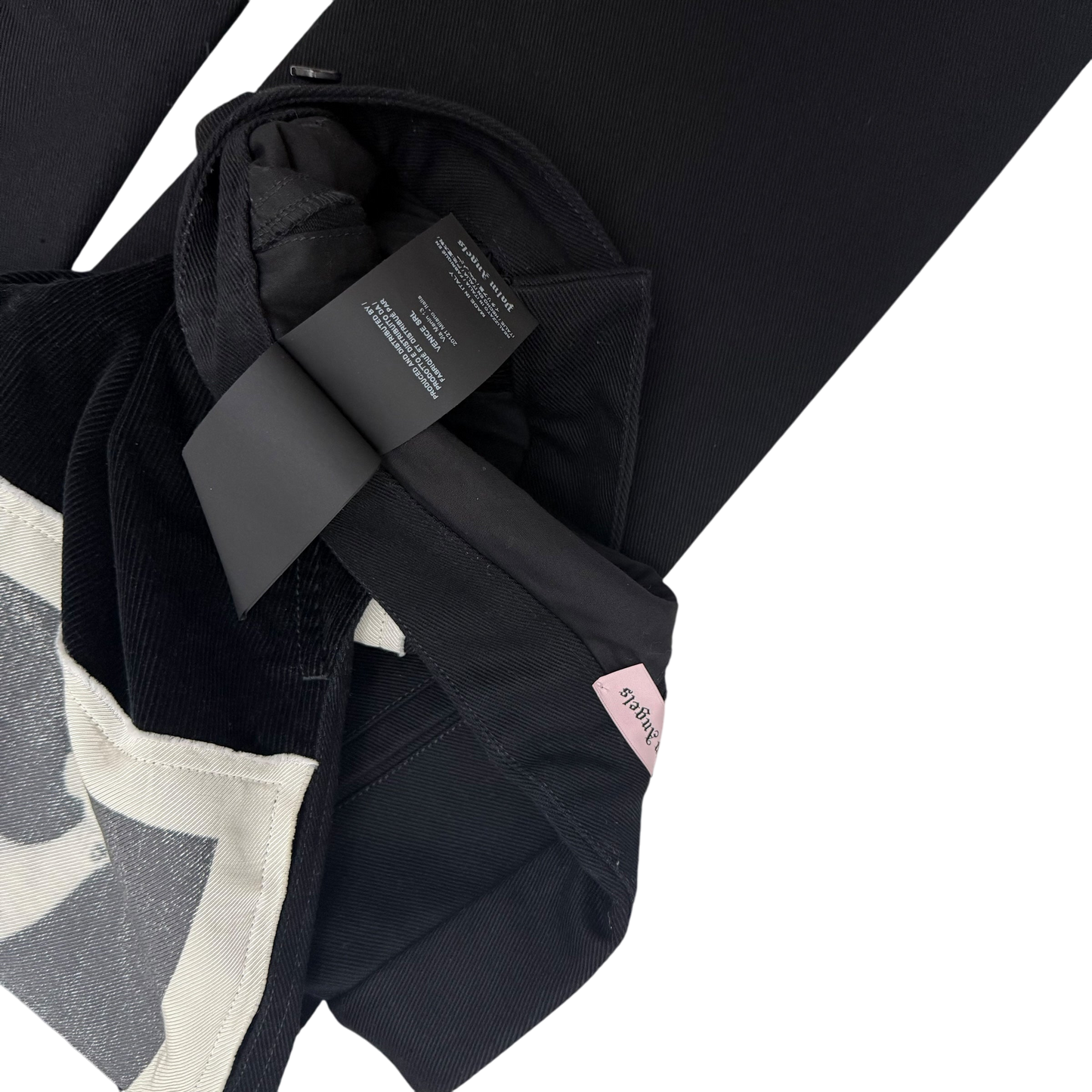 Palm Angels Corduroy Patchwork Pants Black (Size M)