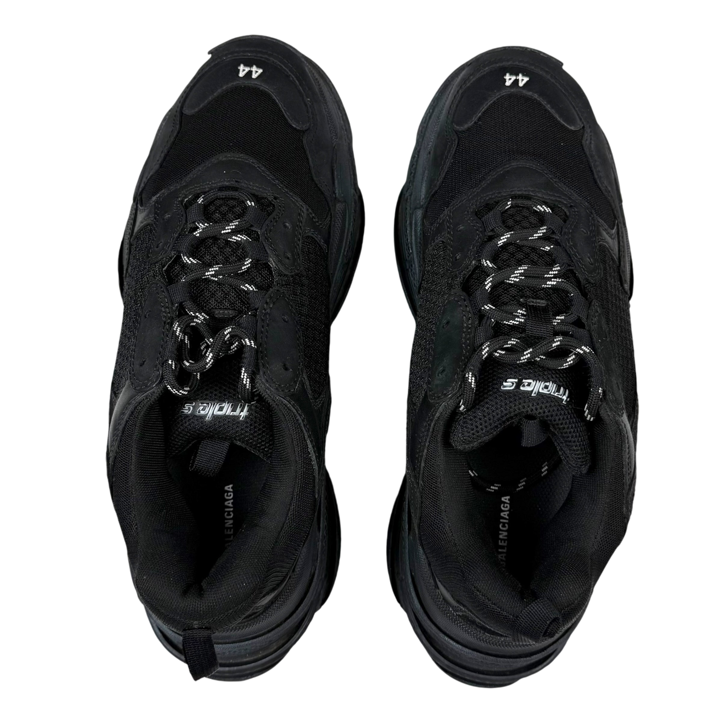 Balenciaga 2017 Triple S Pre-Distressed Triple Black (US11/UK10/EU44)