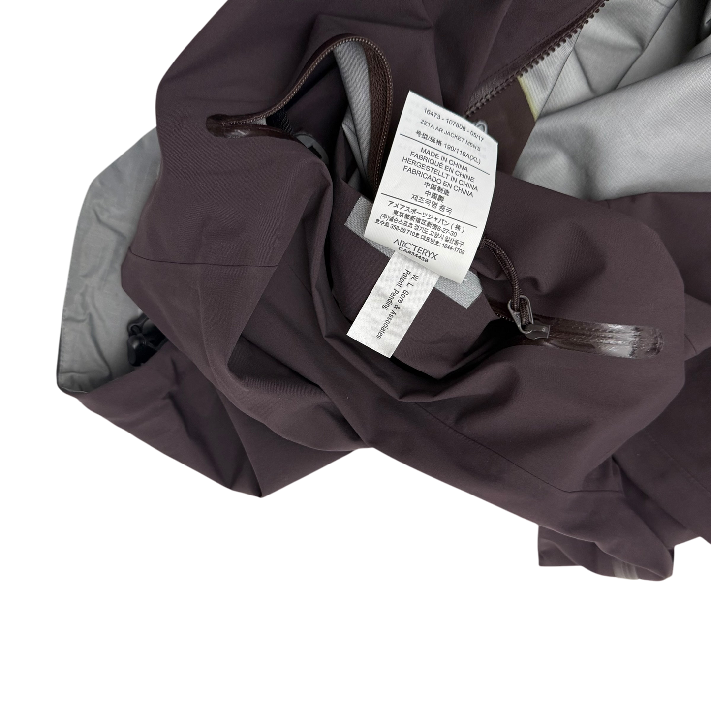 Arcteryx Zeta AR Jacket Burgundy (Size XL)