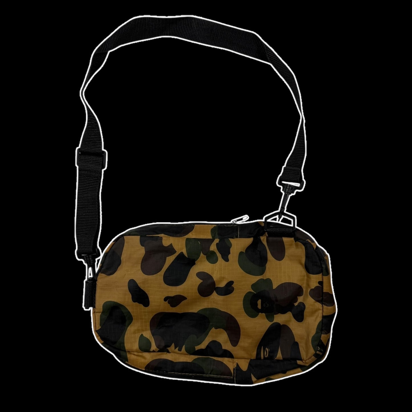 BAPE (A Bathing Ape) 1st Camo Crossbody Bag Yellow
