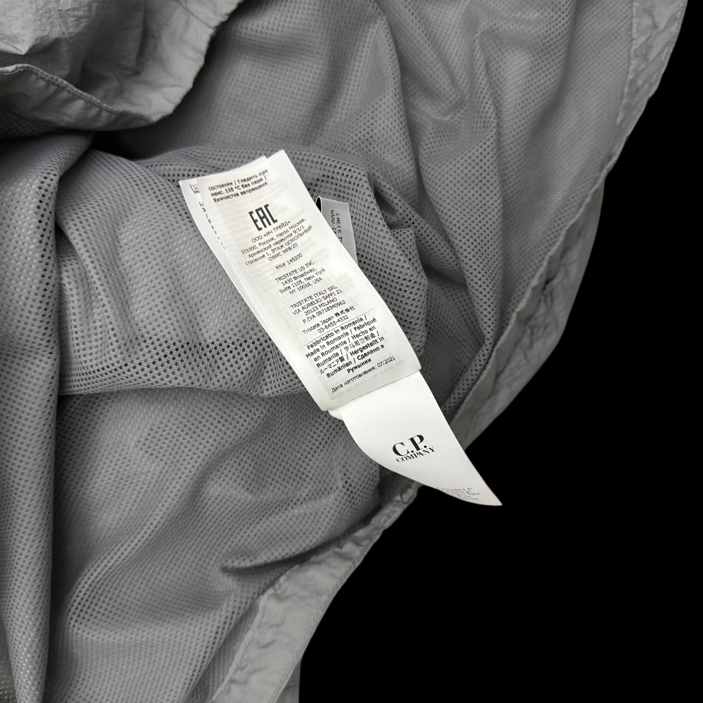 C.P. Company Taylon L Nylon Shell Overshirt Grey (Fits L-XL)
