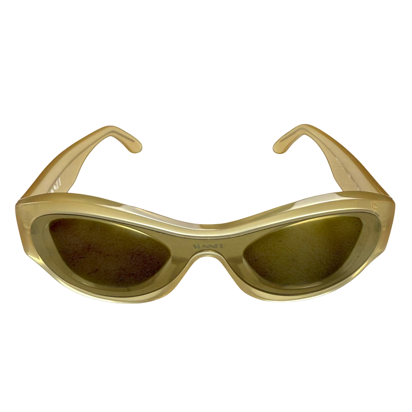 Sunnei Prototipo 5 Sunglasses Camel Yellow