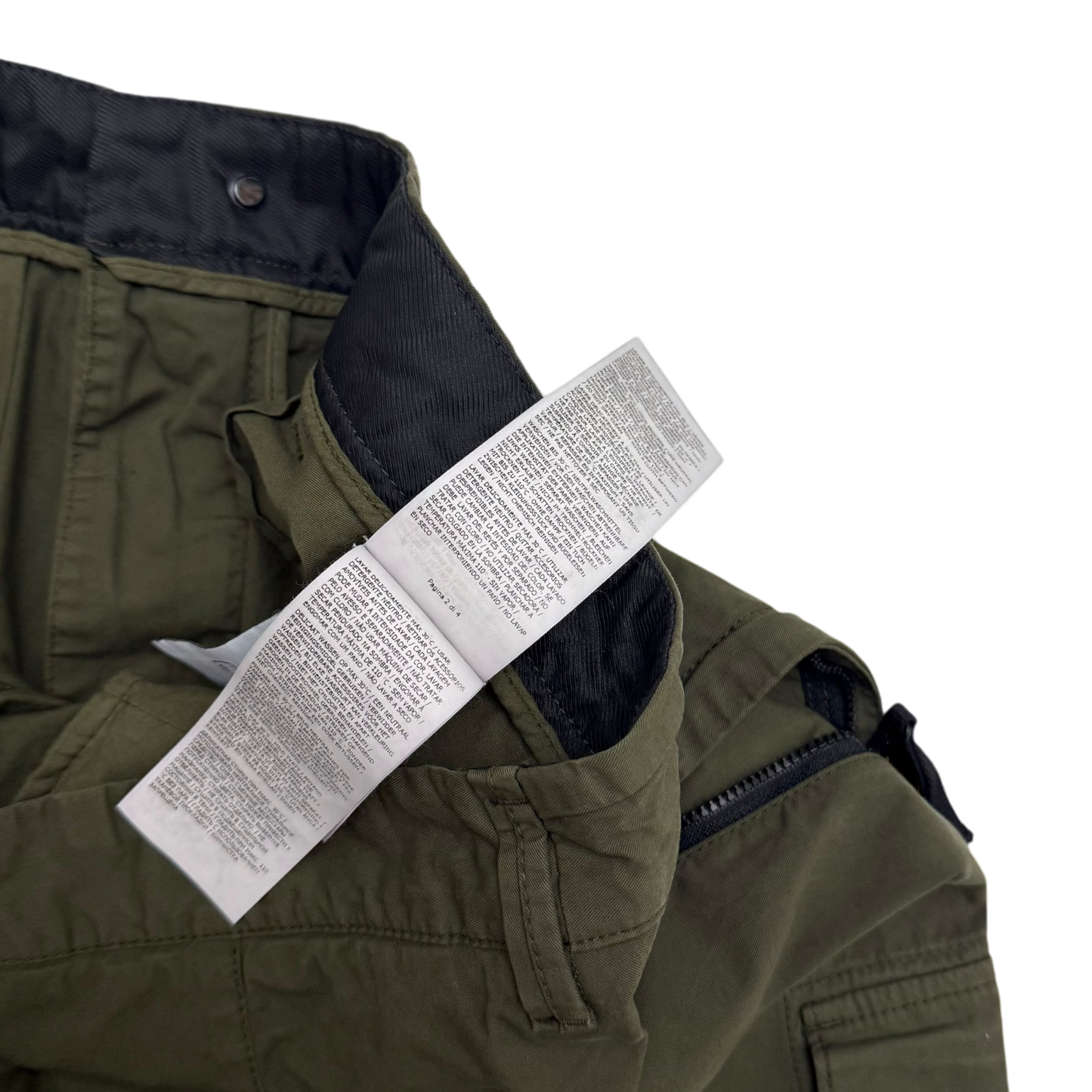 Stone Island Type RE-T Cargo Pants Army Green (Size 36”)