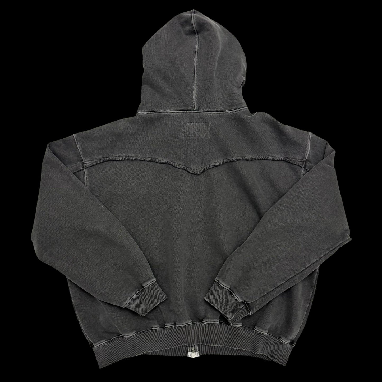 T By Birthdaysuit Heavyweight Zip-Up Hoodie Charcoal (Fits L-XL)