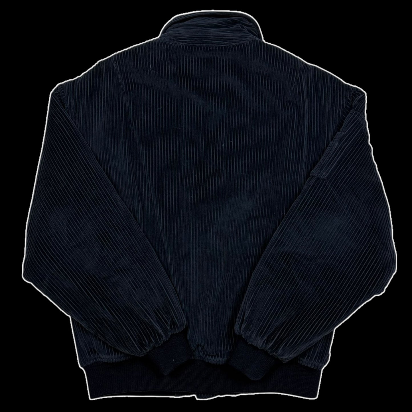 Noon Goons Rudeboy Oversized Corduroy Bomber Jacket Navy (Fits S–M)