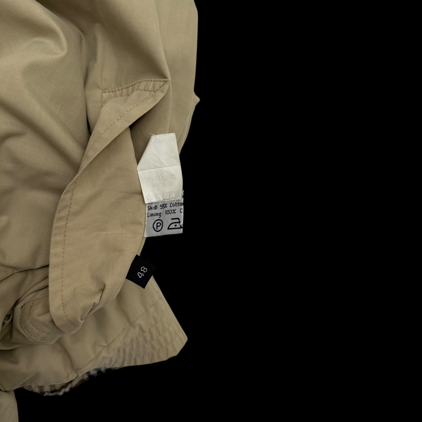 Burberry 90s Nova Check Reversible Harrington Jacket Beige (Fits XL)