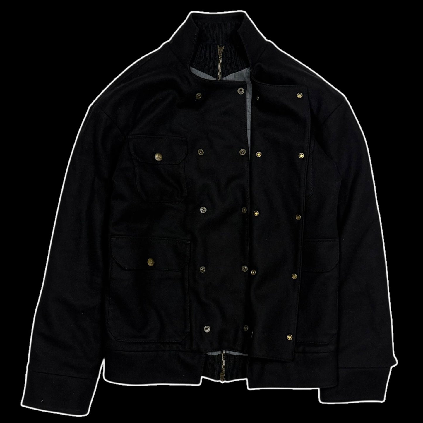Vivienne Westwood Man 00s Button-Detailed Wool Utility Jacket (Fits M–L)