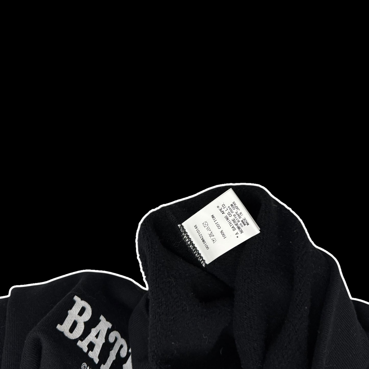 BAPE (A Bathing Ape) 2014 Union Jack Ape Sweatshirt Black (Fits S-M)
